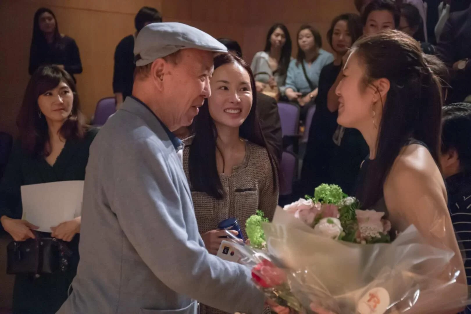 Dr. Lui Che Woo and Miss Cathering Luk