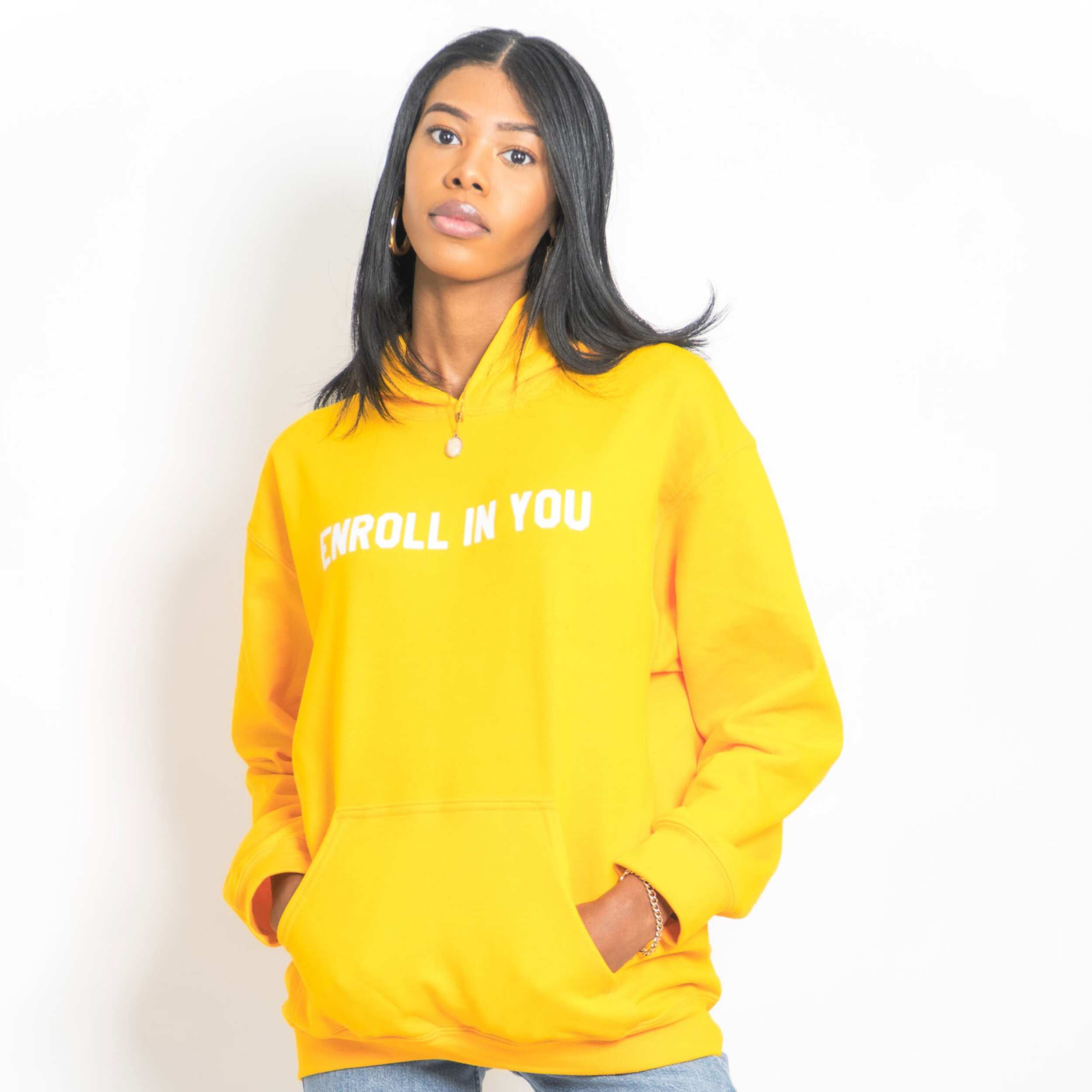 YELLOW ENROLL HOODIE