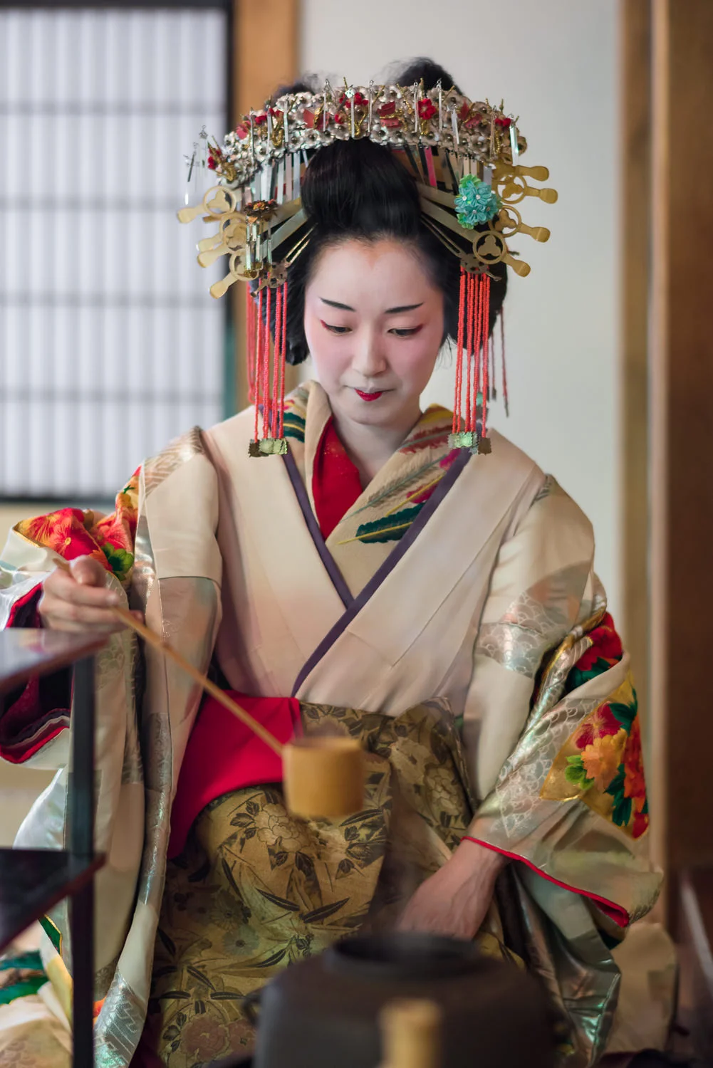 Kikugawa Tayu and Tea Ceremony 2