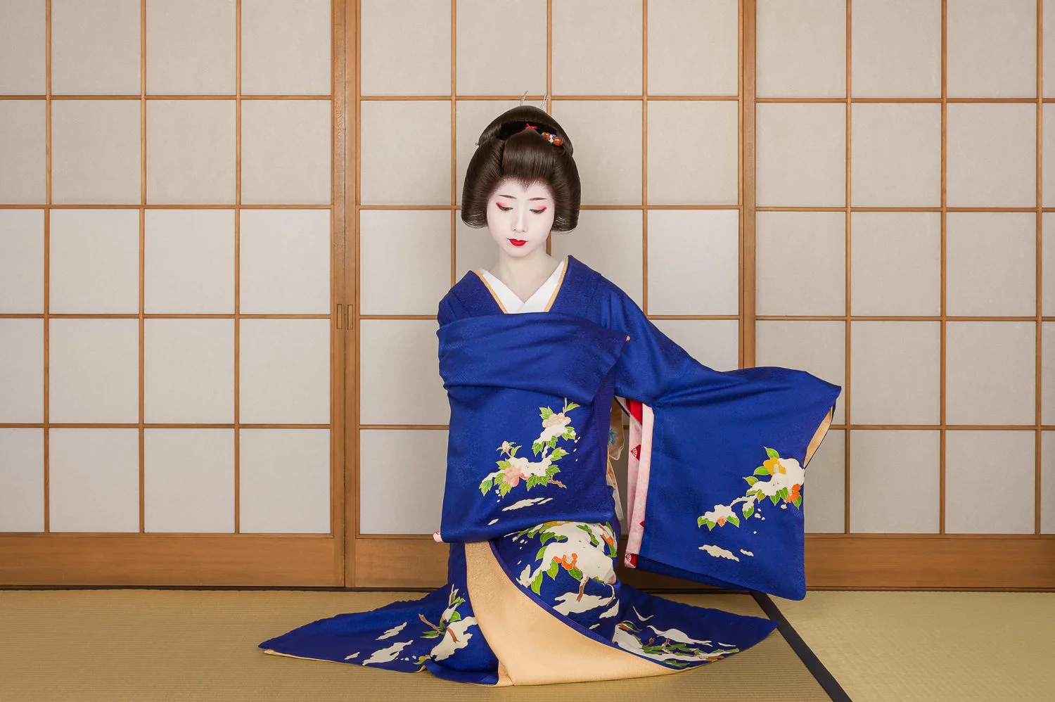 Geisha Mamehana Dancing Kurokami