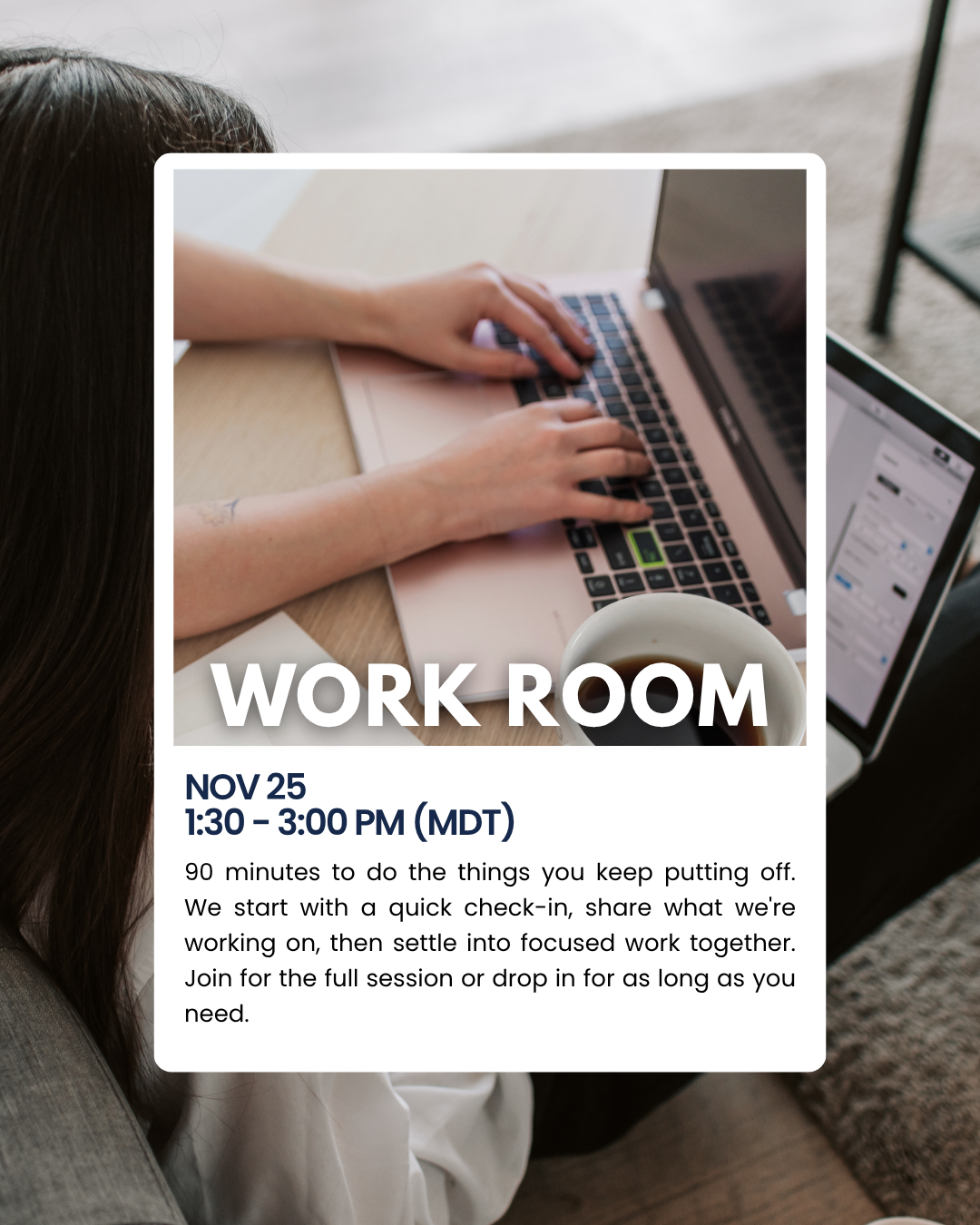 November Work Room