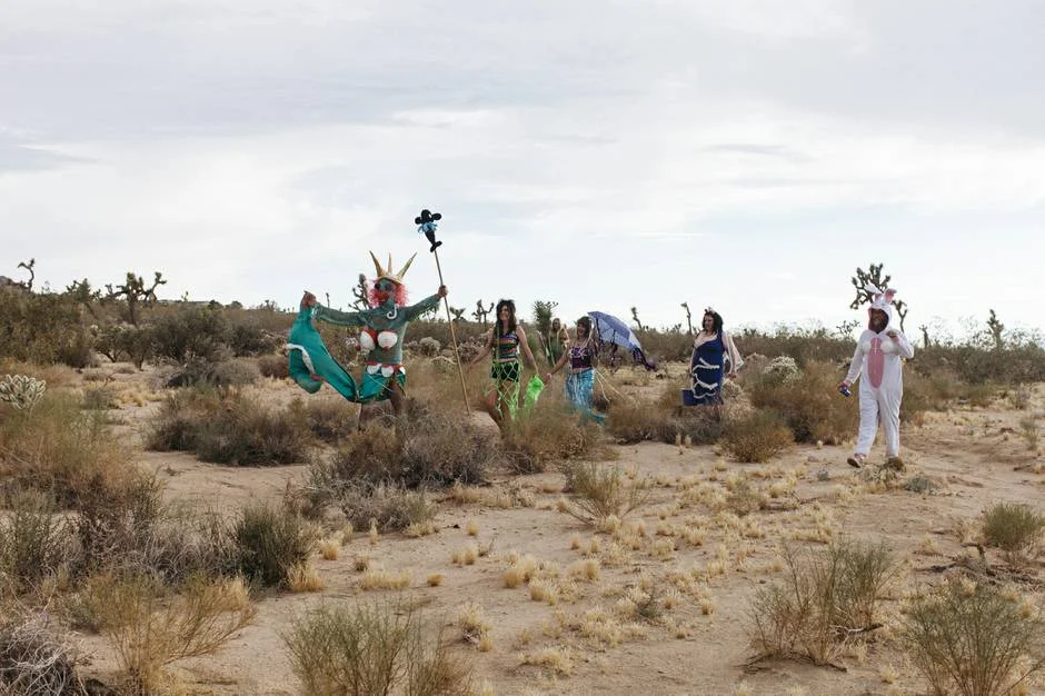 Mermaid Parade in Joshua Tree