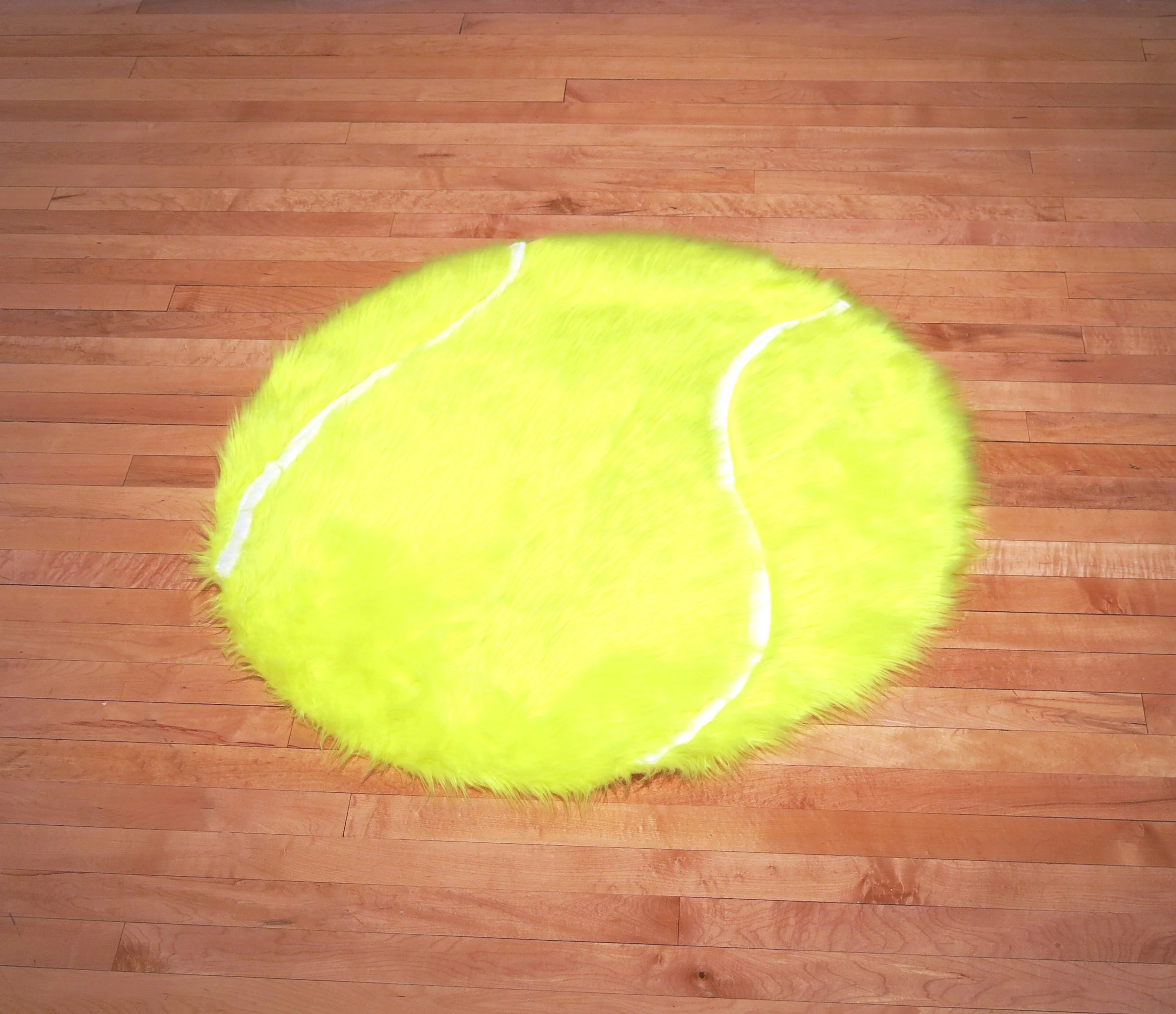 Ash Ferlito, Love Means Nothing to a Tennis Player, Faux fur, 2014. (Image courtesy the artist and the Marjorie Barrick Museum)