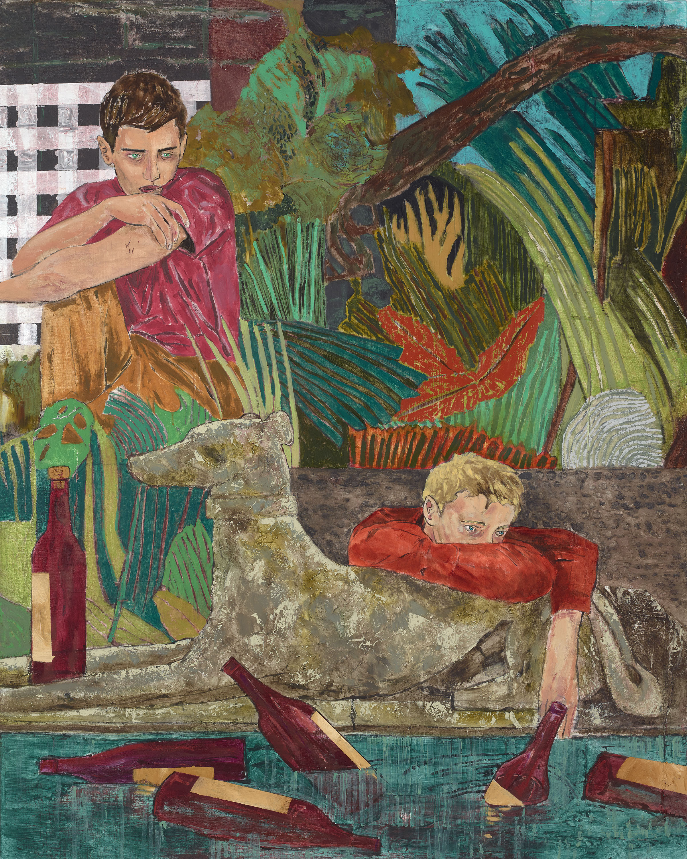 Bas_Hernan Bas, Champagne Corks Bobbed in the Pool That Morning, 2016. Courtesy the artist and Lehmann Maupin, New York and Hong Kong. (Photo- Daniel Portnoy)