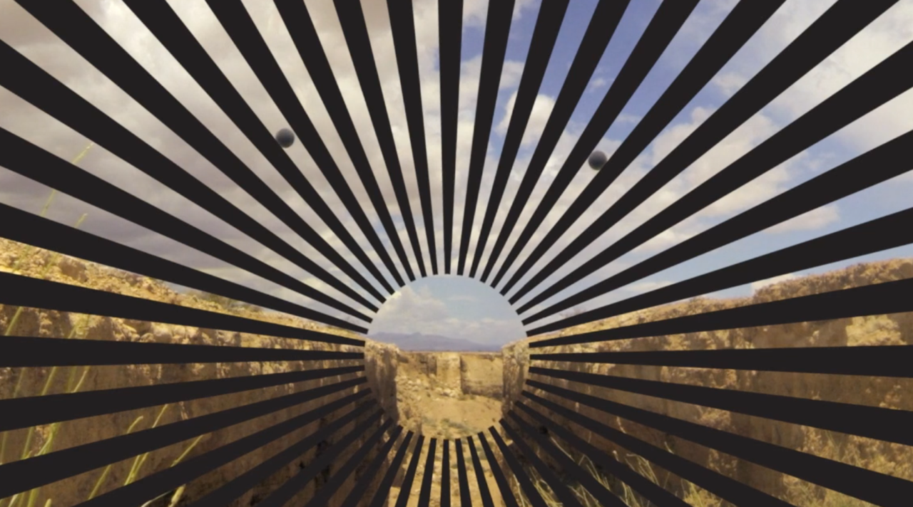 David Sanchez Burr, video still, Oscillations: 36 37 02 N 114 20 41 W
