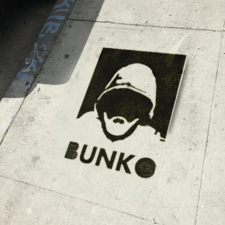 Ed Fuentes, photograph of found original Bunko stencil, 2016 (courtesy Ed Fuentes)