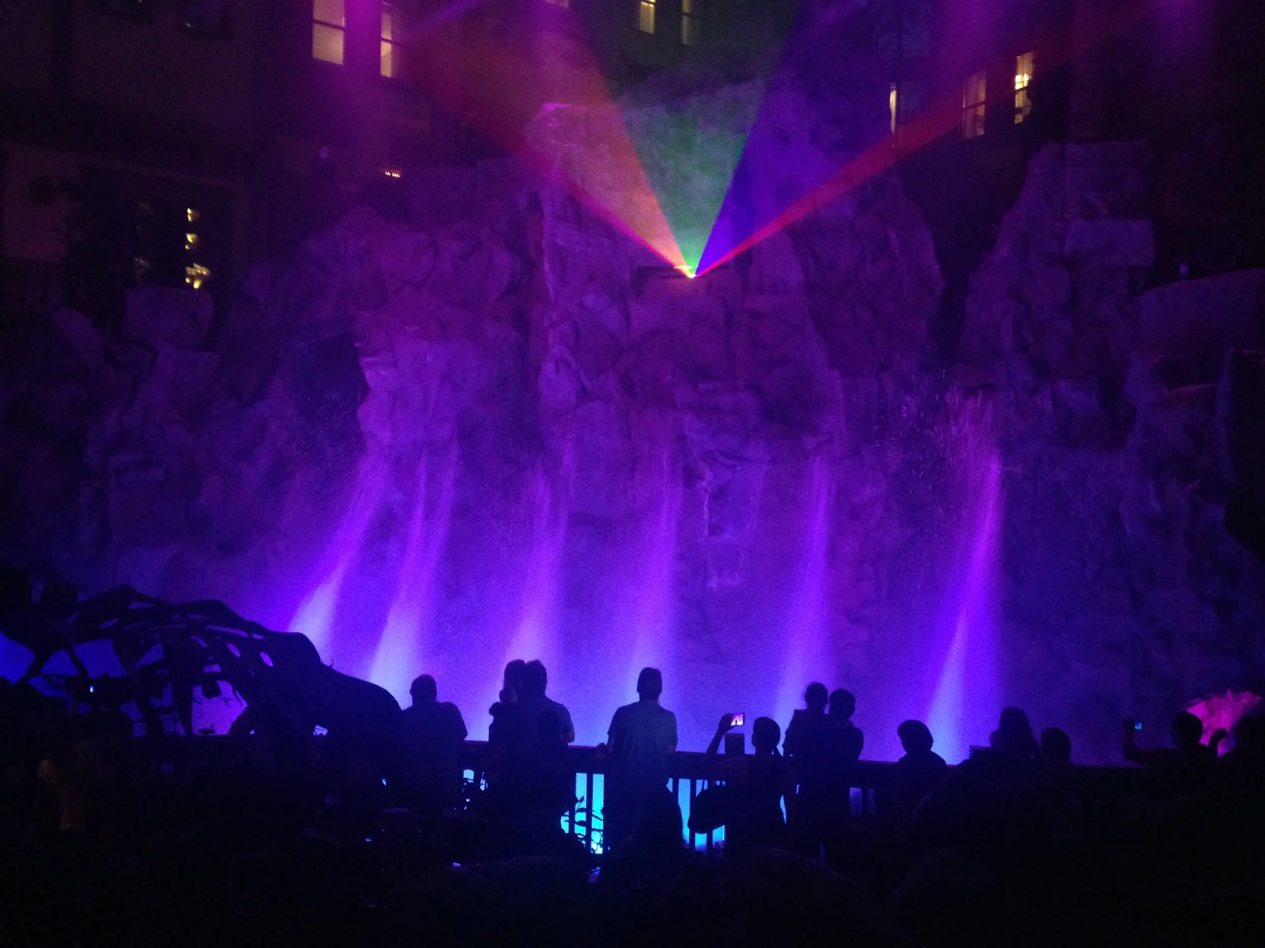 Mystic Falls Laser Light Show at Sam’s Town