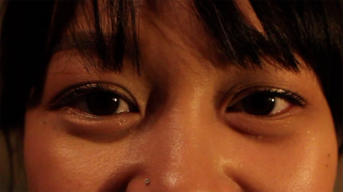 Karin Q Miller, video still from I am great? at the Winchester Cultural Center Gallery (image courtesy the artist)