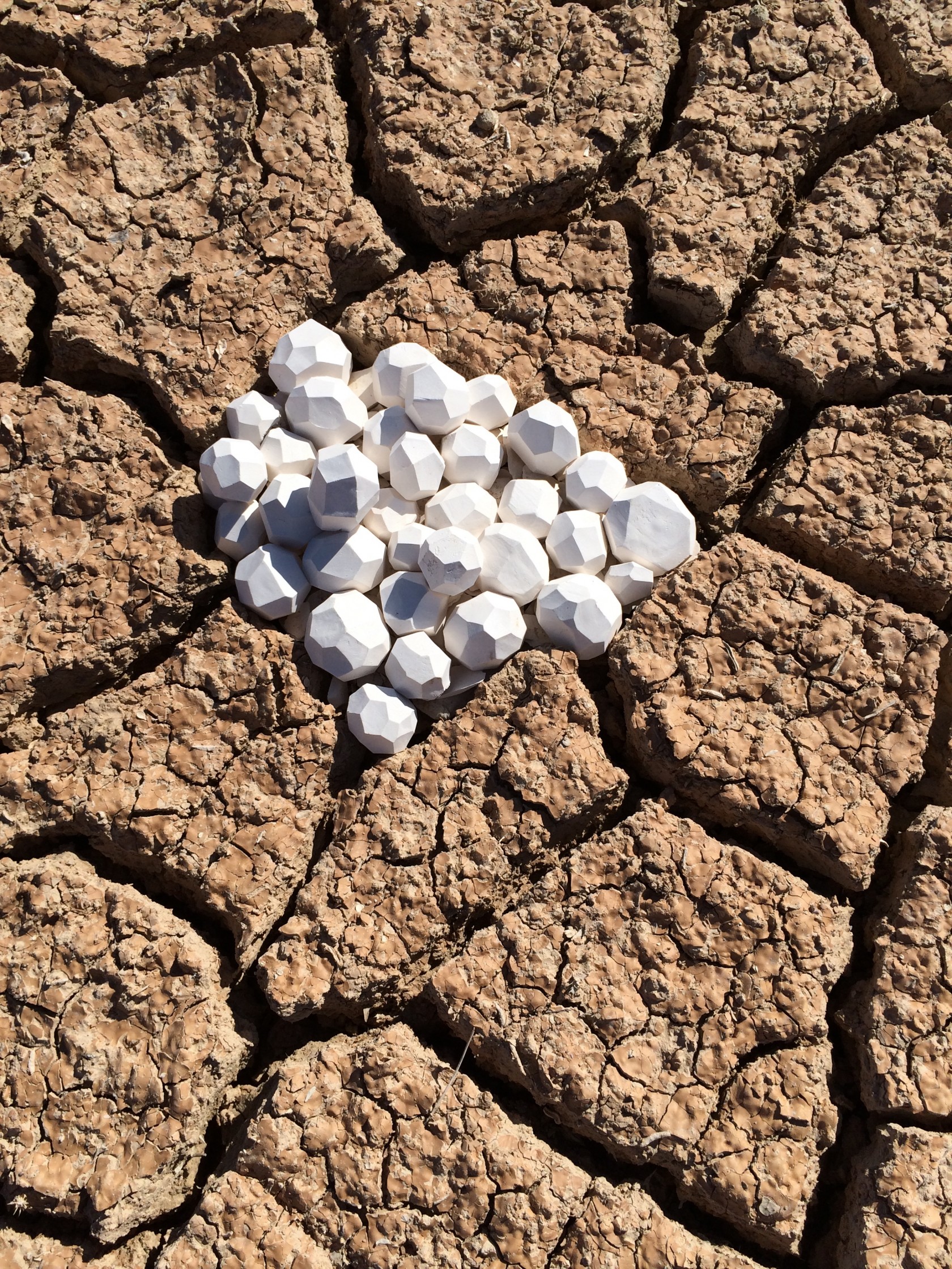 mixed media, ceramic Slentz | Desert Mud Geode | earth, ceramic