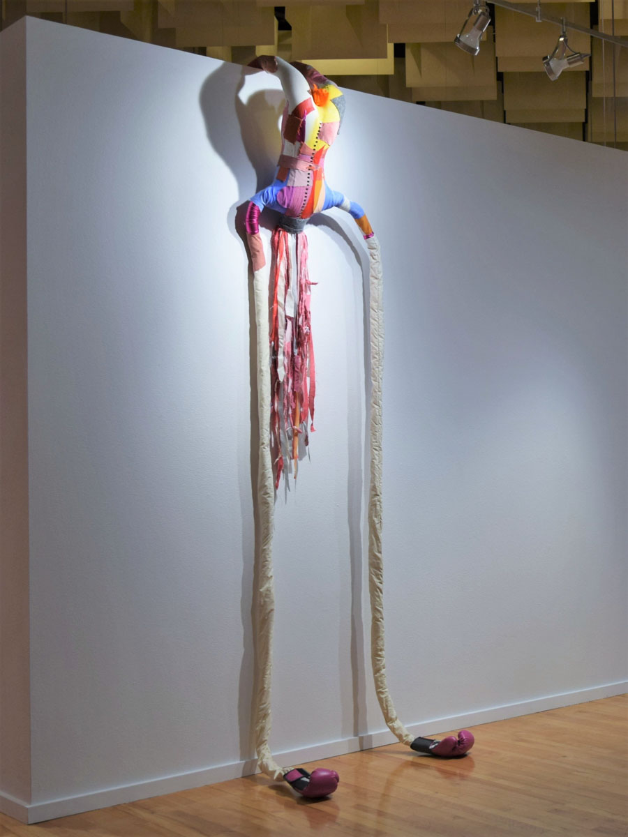 Tamar Ettun, The Hugger installation view, 2018, mixed media, image by Andreana Donahue