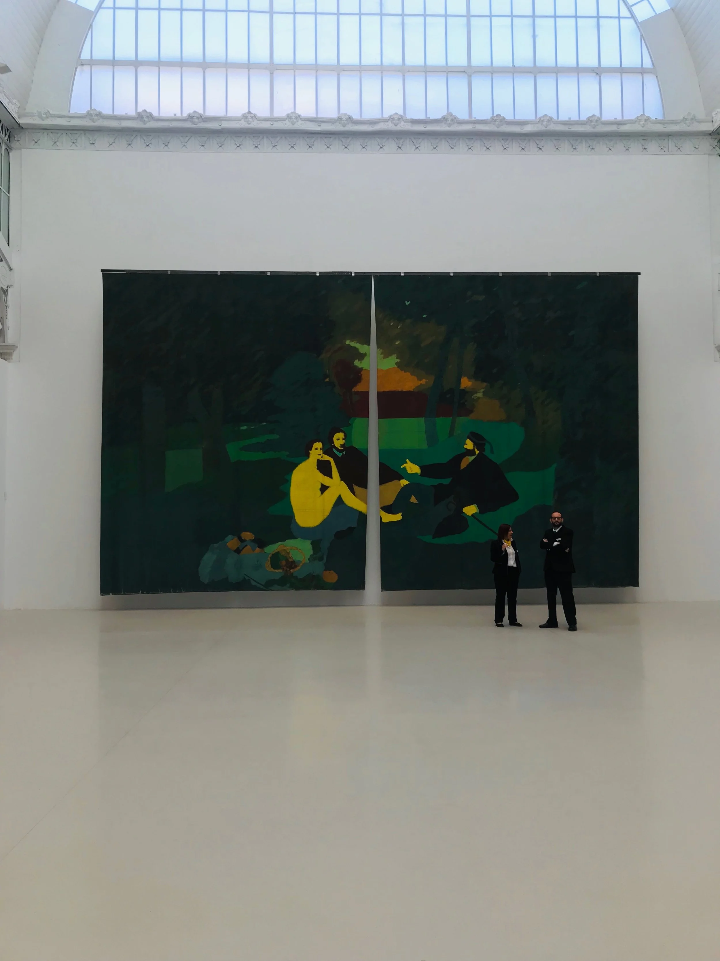 Beatriz González at Palacio de Velázquez, Museo Nacional Centro de Arte Reina Sofía Madrid. Photo Krystal Ramirez.