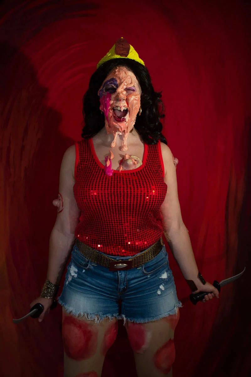 Still, Studies for Wounder Woman | GIF as video file | Photography Joanna E. Wallace, Edits with Yasmina Chavez, WW: Nadine Daley
