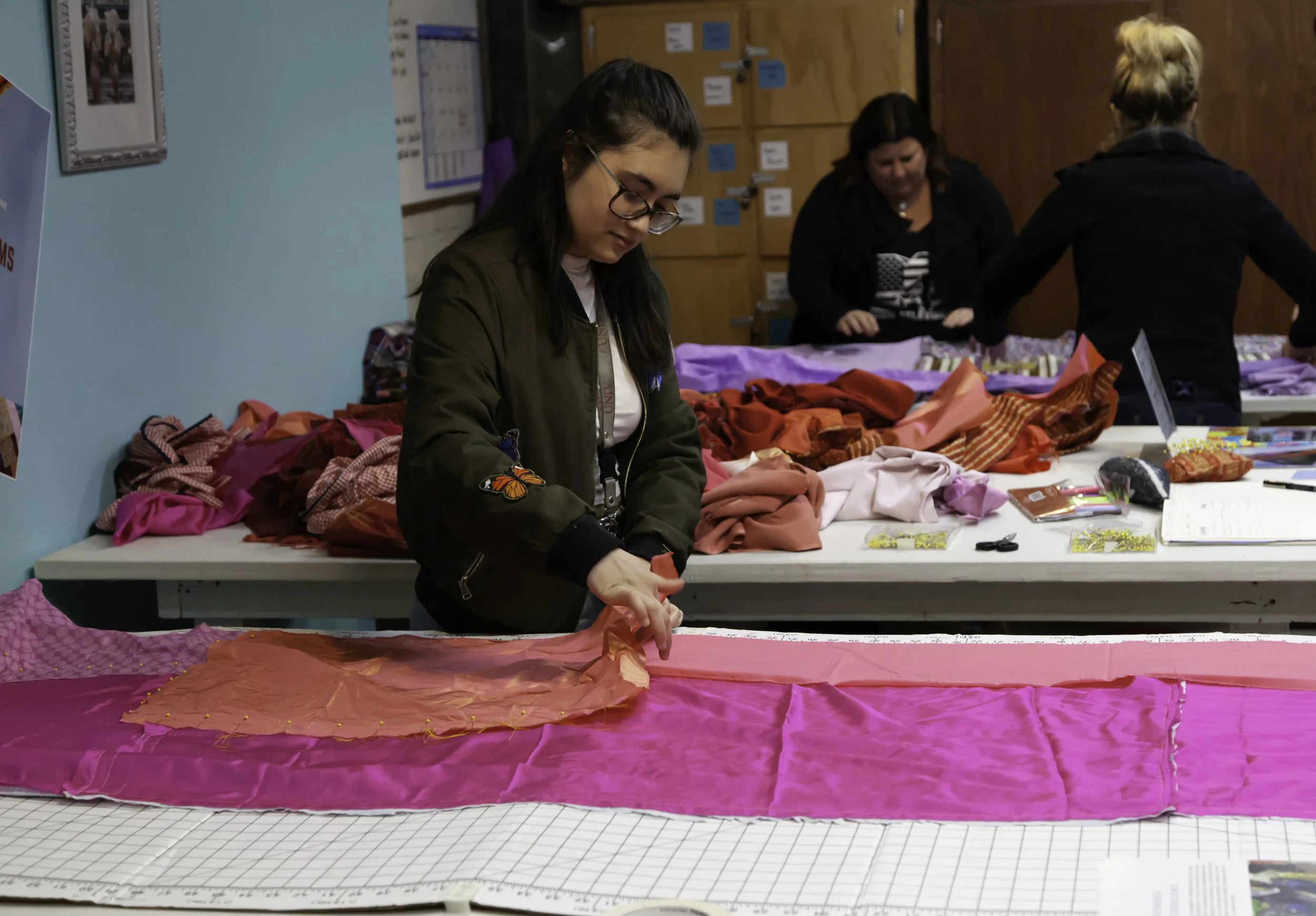 Community Sewing Day at Pincushion in downtown Las Vegas. Photo Justin Locust.