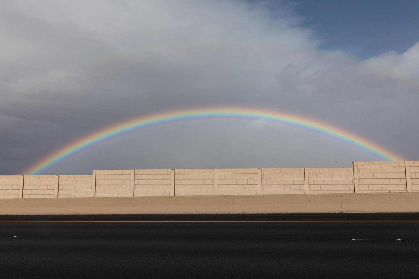 &ldquo;A rainbow breaks thru the sky while driving on the US-95S on November 08, 2022. Seen while I was in between&nbsp;assignment coverage for the US 2022 Midterm Elections, it compelled me to throw on my hazard lights and pull off the highway to ph