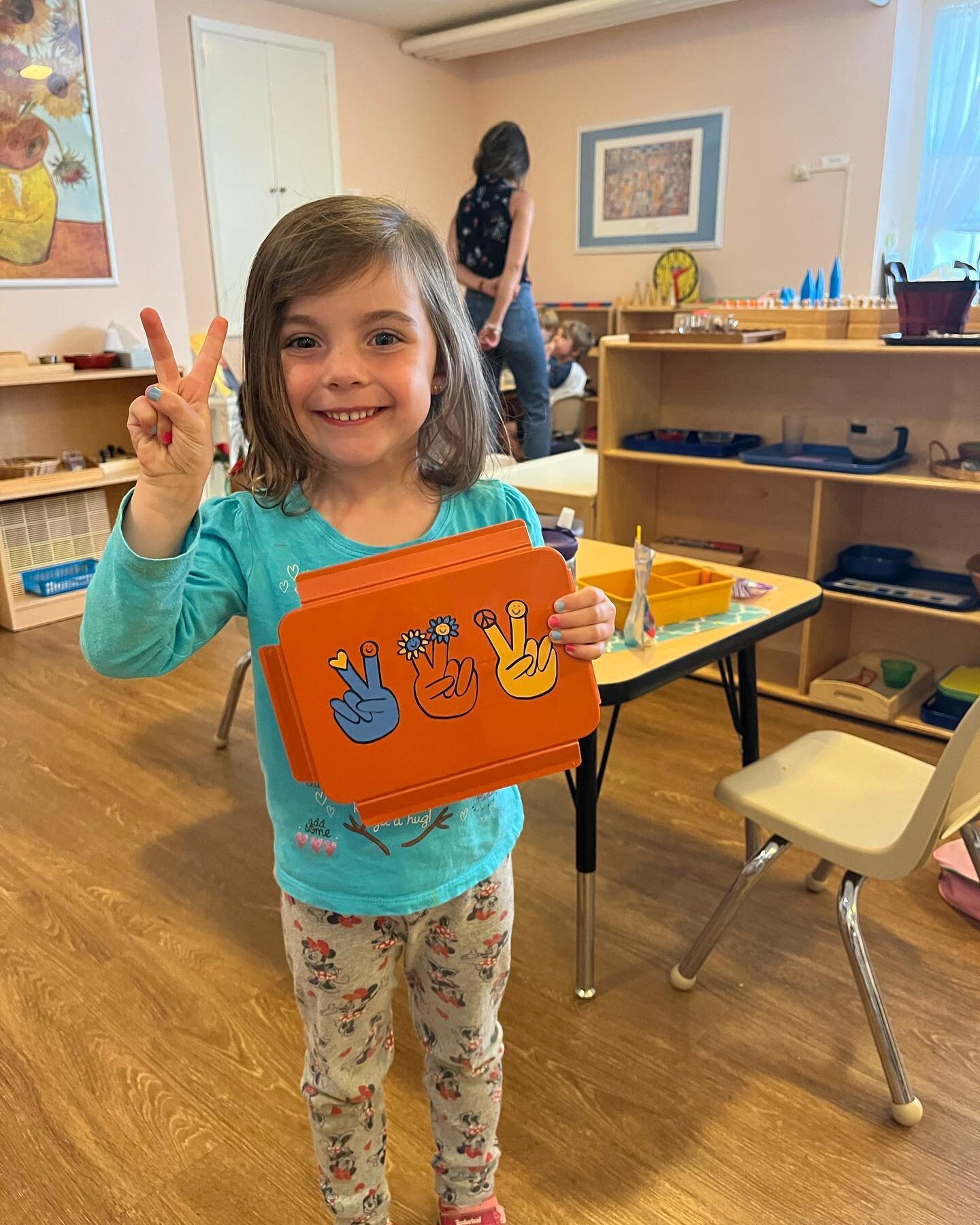 &ldquo;Peace is what every human being is craving for, and it can be brought about by humanity through the child.&rdquo; ~Maria Montessori ✌️☮️🕊 #internationdayofpeace #montessori #bethlehempa #igbethlehem