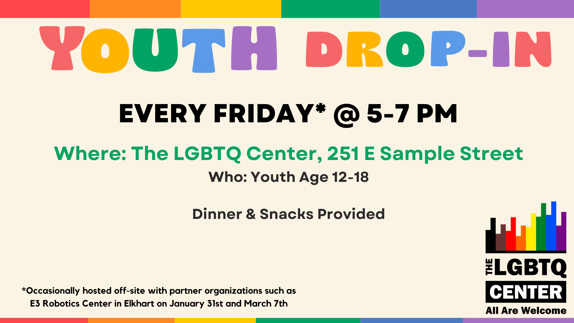Youth Drop-In (Now every Friday!)