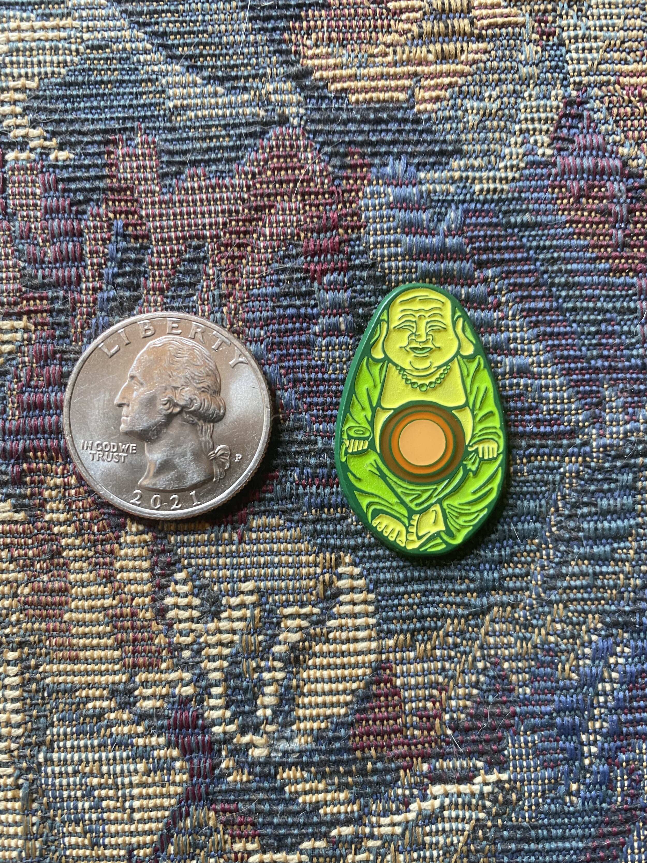 Buddhacado LE 50 Pin - Glow In The Dark Variant