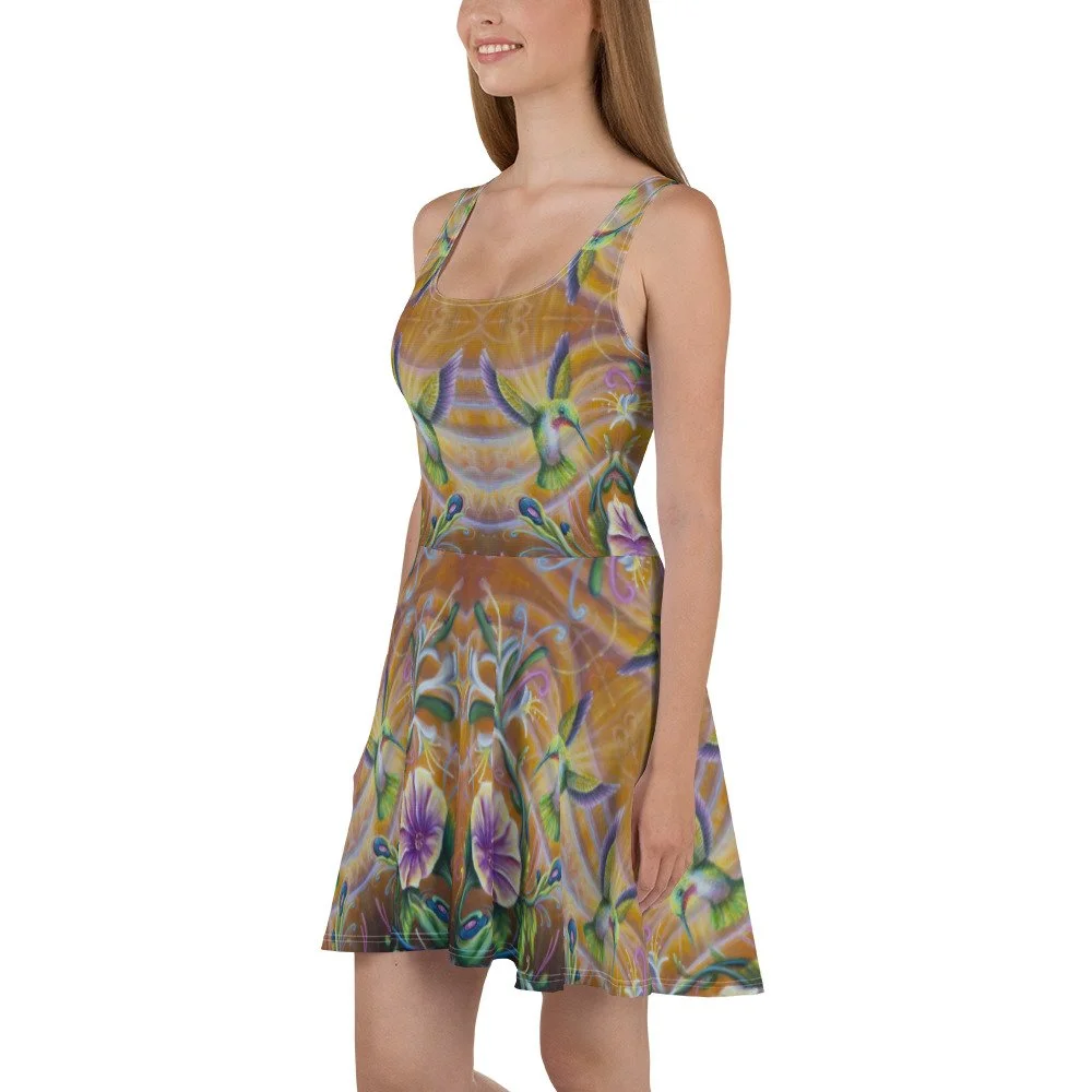 sachin and babi light blue dress Elegant White Long-Sleeve Skater Dress M / US 6-8 / Deep V-Neck main image 1