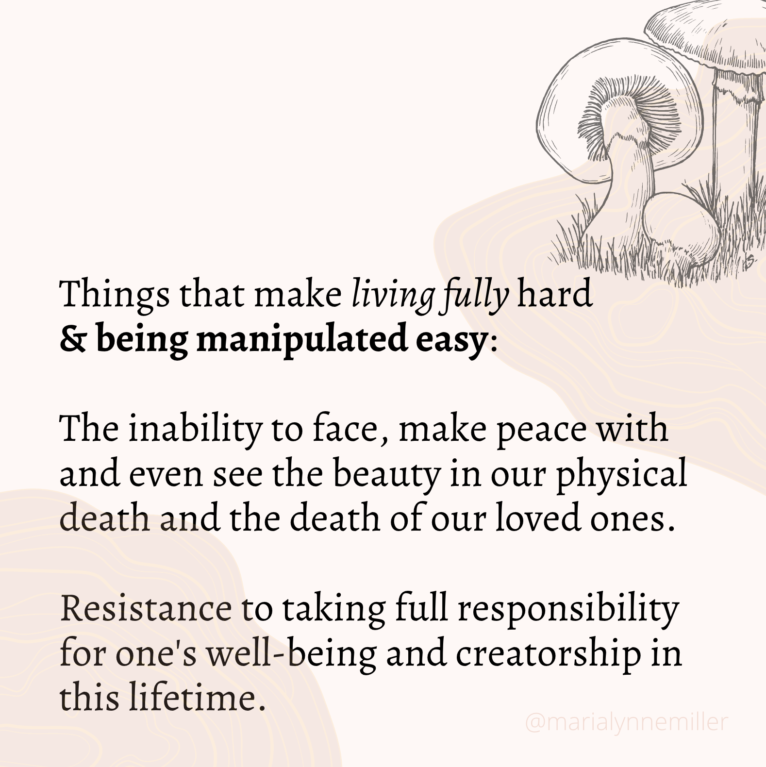 Things that making living fully hard &amp; being manipulated easy