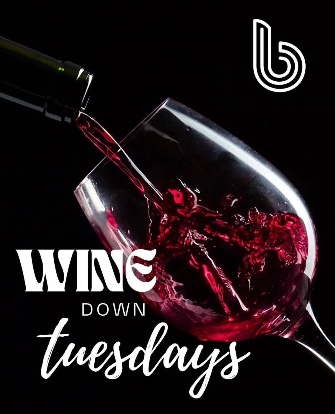 Keep the holiday weekend vibes going &amp; Wine Down at Brook's Kitchen &amp; Tap!

Sip on 1/2 priced bottles of wine all day, every Tuesday🍷 Plus pair it with our Happy Hour menu available 3-6PM for the perfect mid-week pairing. 

Tag someone you w