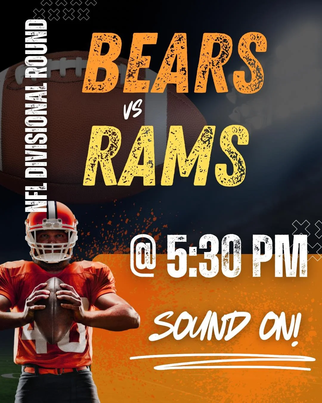 🏈⬇️ BEAR DOWN today for the NFL Divisional Round at Brook's Kitchen &amp; Tap with the best food &amp; beers around! 

Bears v Rams today, January 18th @ 5:30PM-- sound on for the game! 📣

Spots are filling up fast-- Reserve your table now ➡️ brook