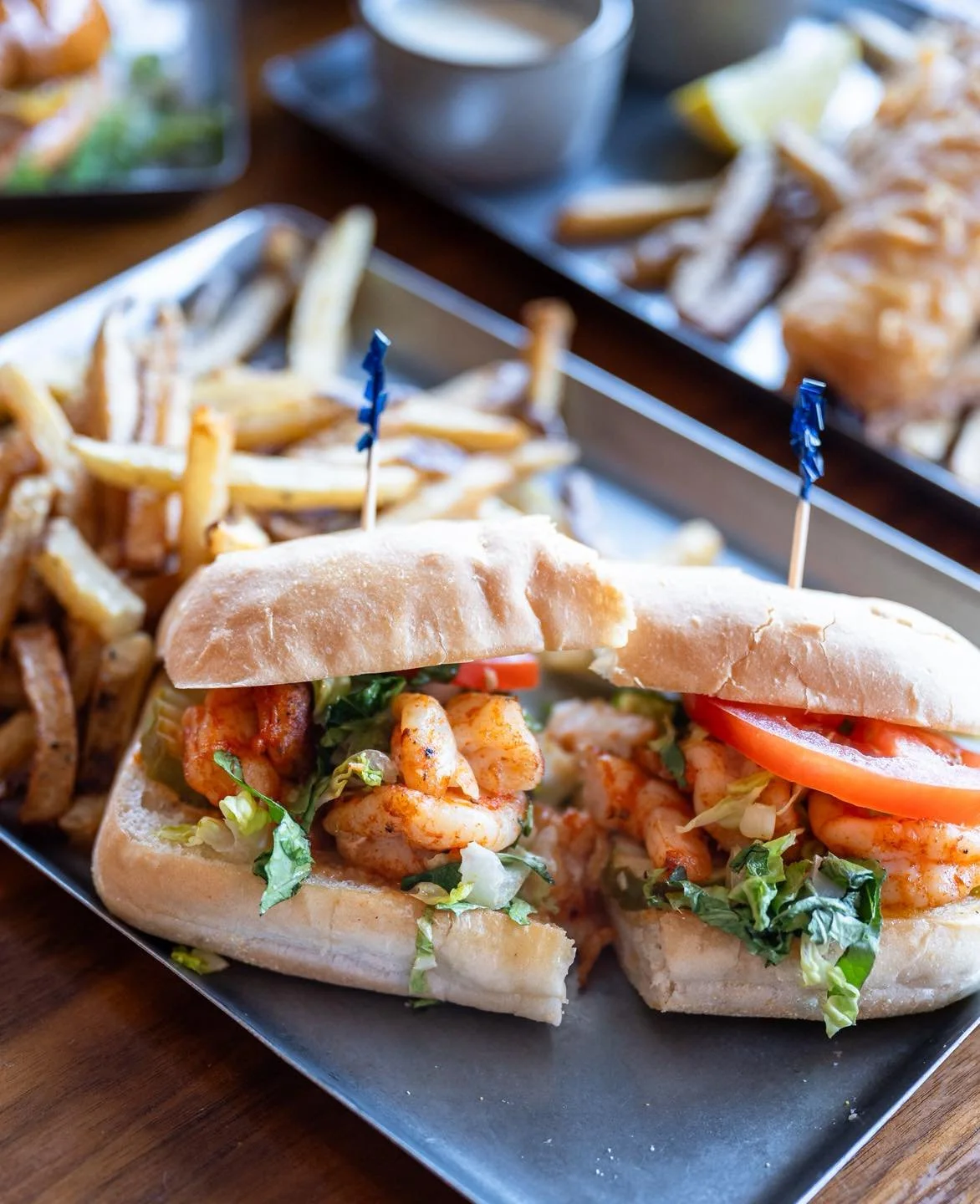Fridays during lent are better at Brook's Kitchen &amp; Tap! Indulge in delicious, lent-friendly options every weekend now through the end of March including:

Beer-Battered Atlantic Cod Fish &amp; Chips
Blackened Shrimp Po' Boy
Buffalo Shrimp
Crispy