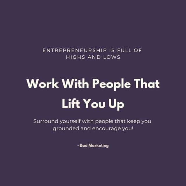 One of the MASSIVE PERKS of working for yourself is that you get a say in WHO you work with! Of course, there's no way to avoid difficult people all of the time but you are in the driver's seat. ⁣
⁣
You don't owe anyone a working relationship.⁣
⁣
You