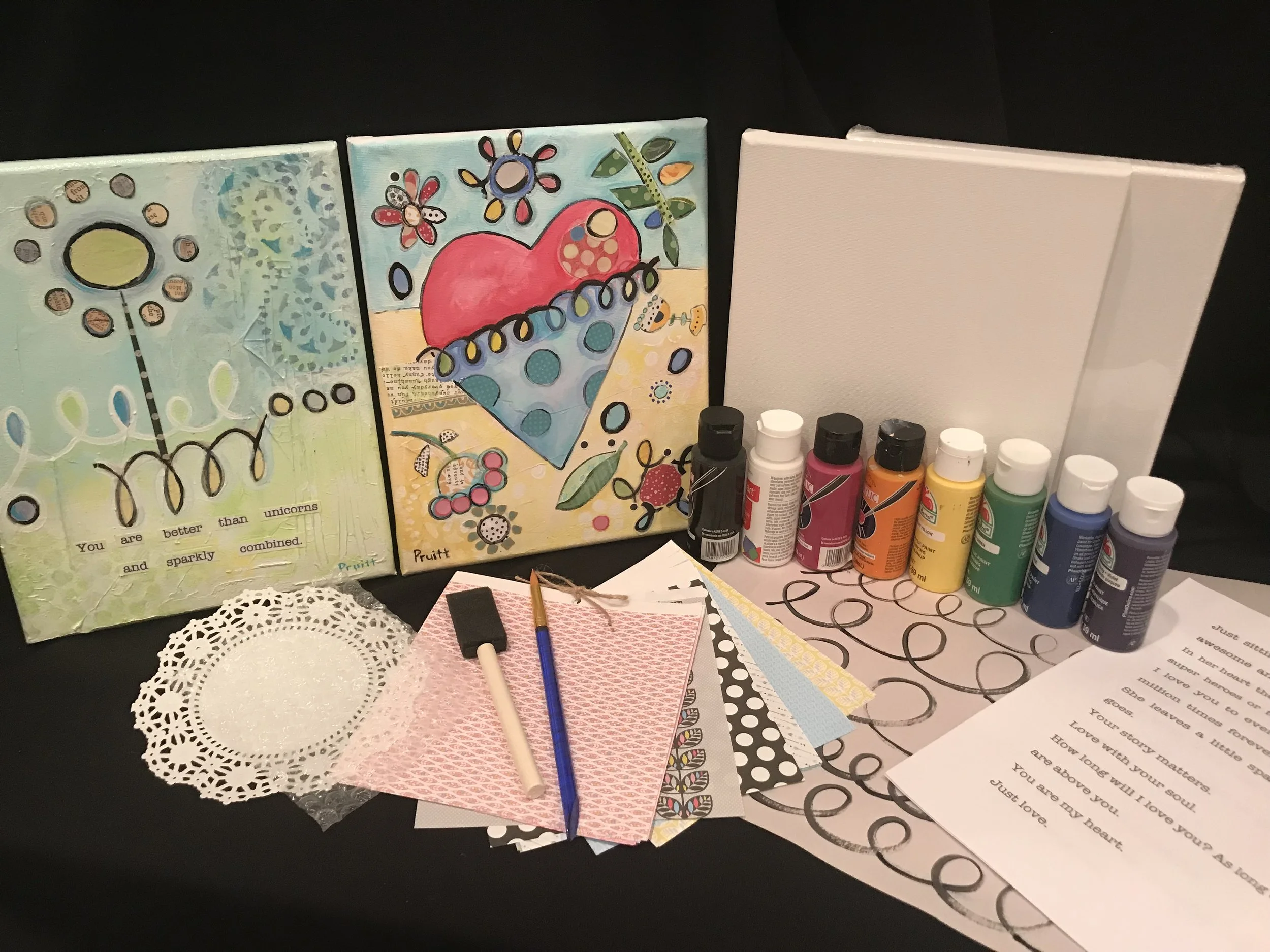 Mixed Media Happy Llama Box.jpg