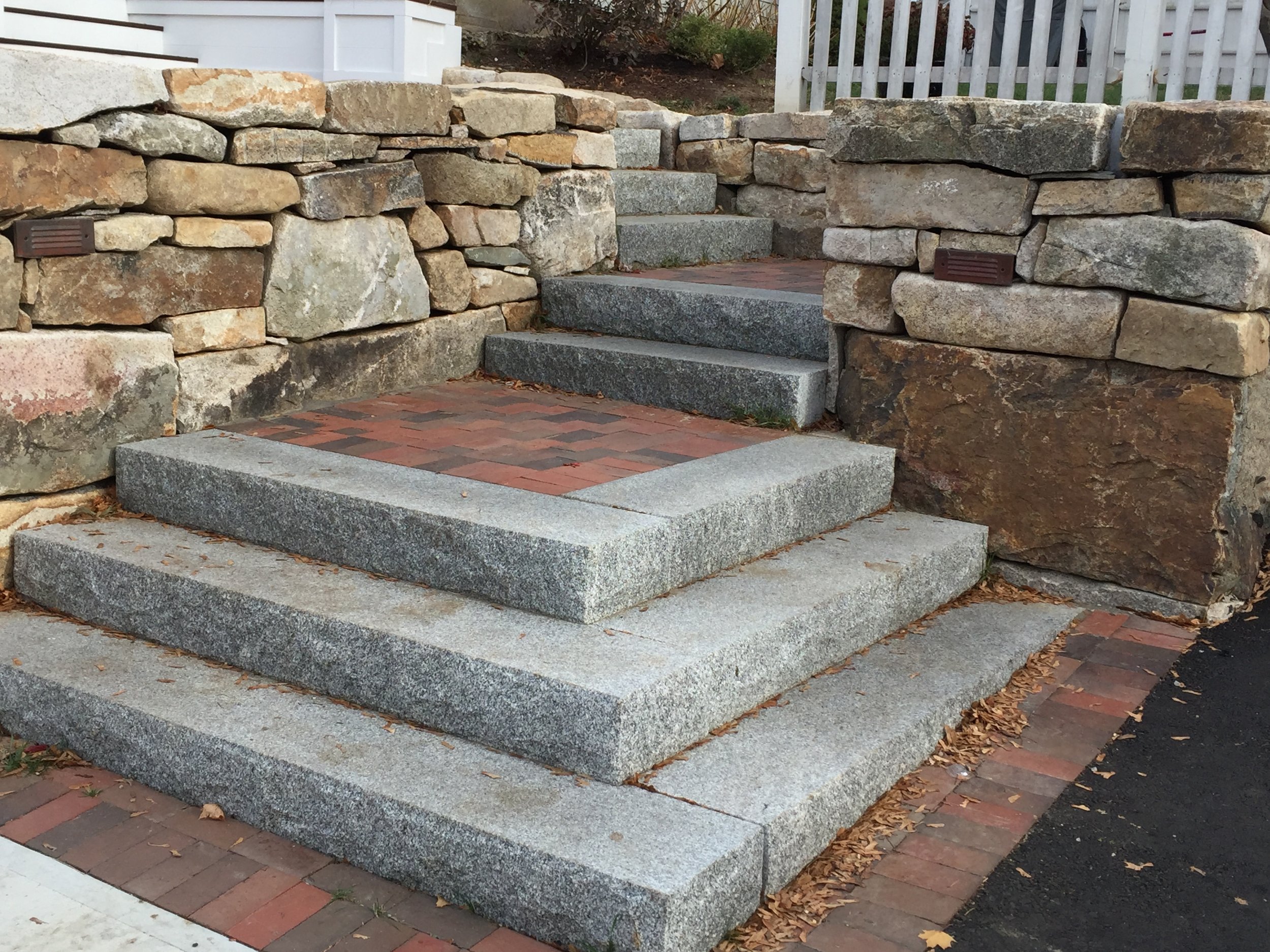 Stanstead Granite Steps with Morin Bricks.JPG