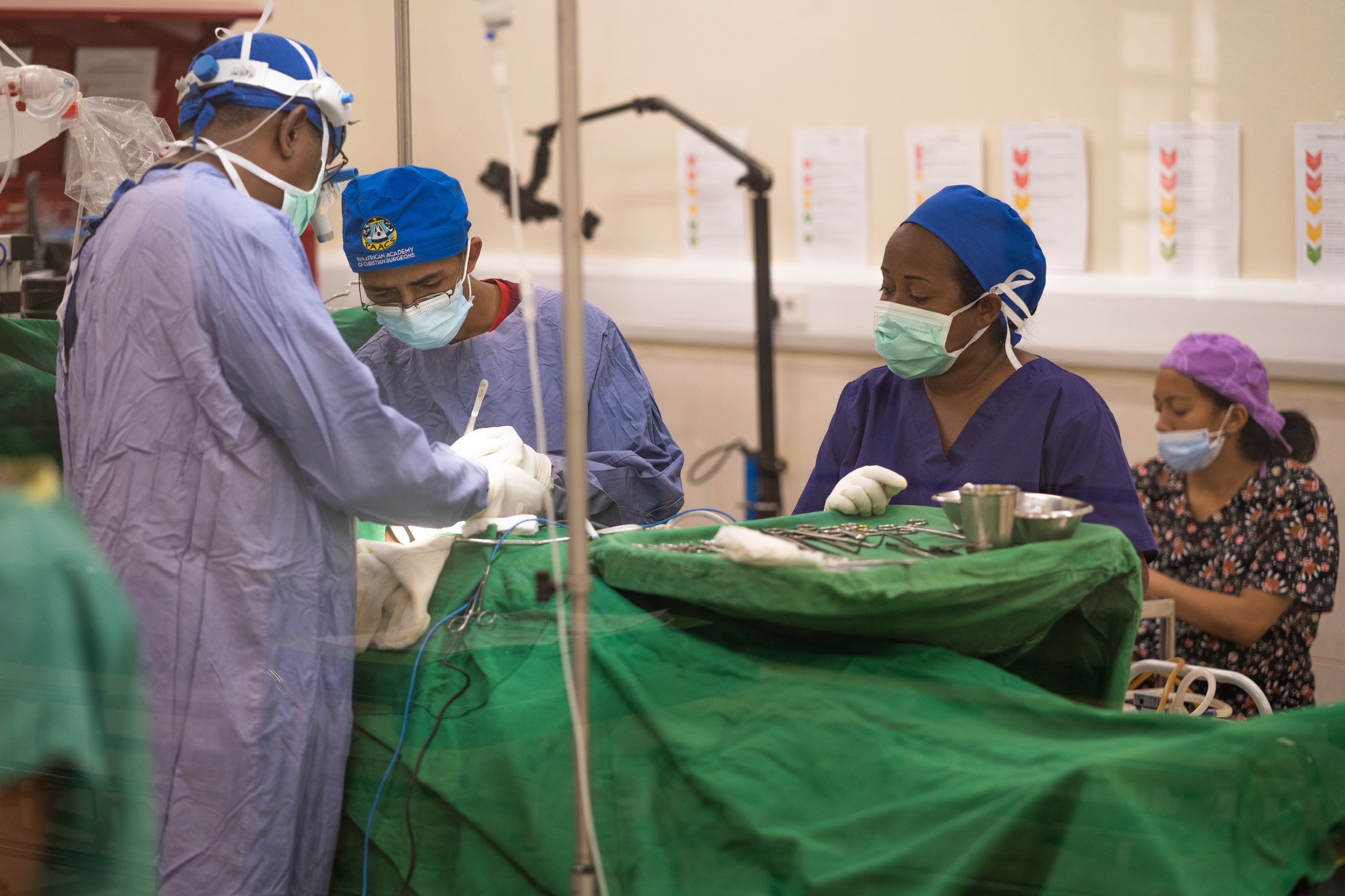  The Good News hospital is the only hospital in a large radius that offers caesarean sections or other life-saving interventions. 