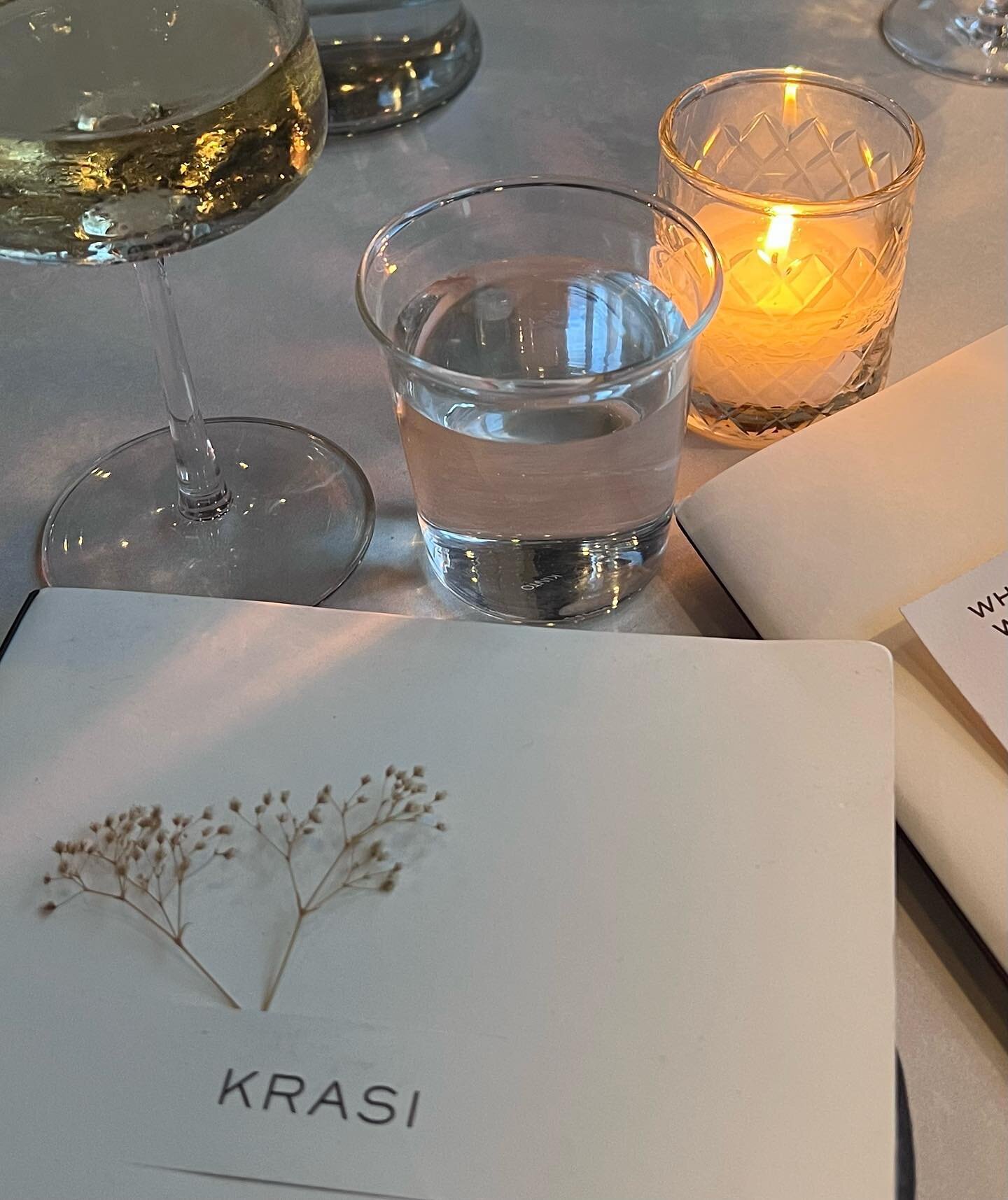 Krasi | this meal was perfect.

highly recommend the daily pita, make your own tzatziki, and the souvla. and any or every wine.