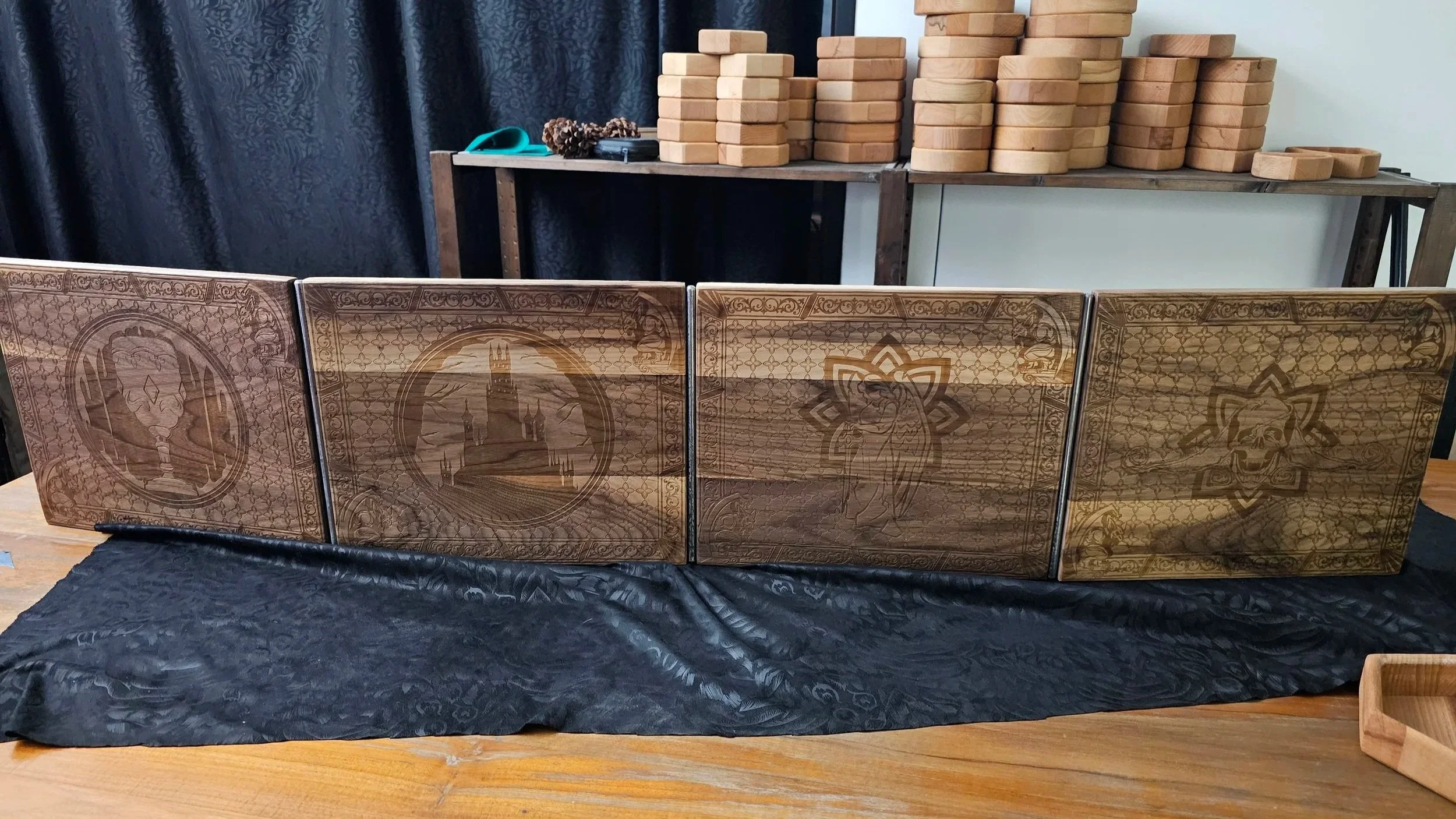 The Arcane Ledger -  Hardwood Dungeon Master Screen