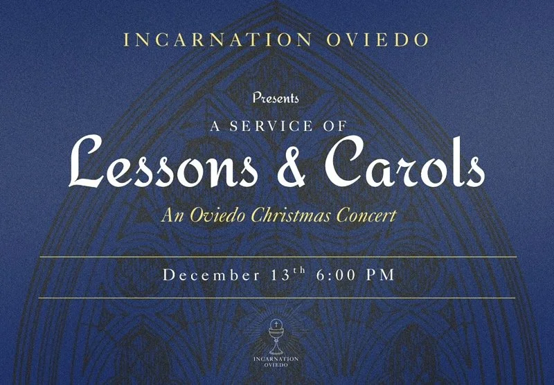 There's still time to register for your (free!) seat at next week's Lessons &amp; Carols Service/Concert through our website (link in bio)! #orlando #christmas2025 #lessonsandcarols #AdventCalendar #Advent #ocomeocomeemmanuel #oviedo #wintersprings #