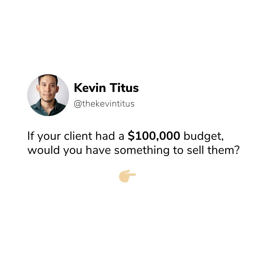 If you don't offer it, you can't sell it.⁠
⁠
If you've never booked a $1,000 portrait client, naturally you're going to convince yourself to stay in your sub-$1,000 comfort zone. But the only way to shatter your financial limits is to have the audaci