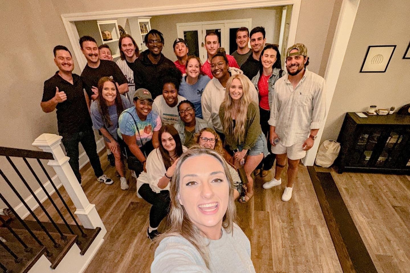 A Northwood group sharing a joyful moment together in a home