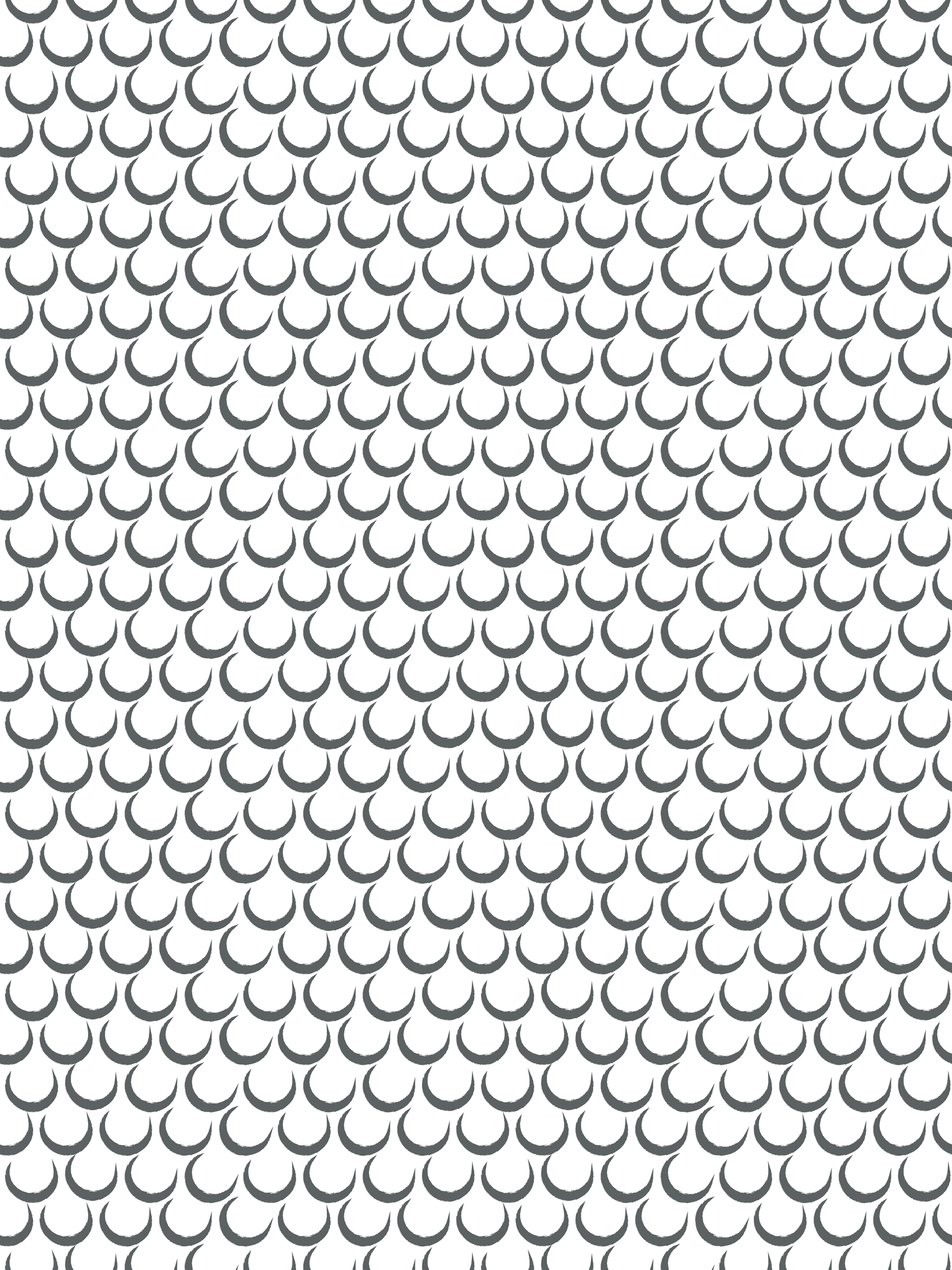 Charcoal Black Gray Dream Moon Wallpaper Children's Kids