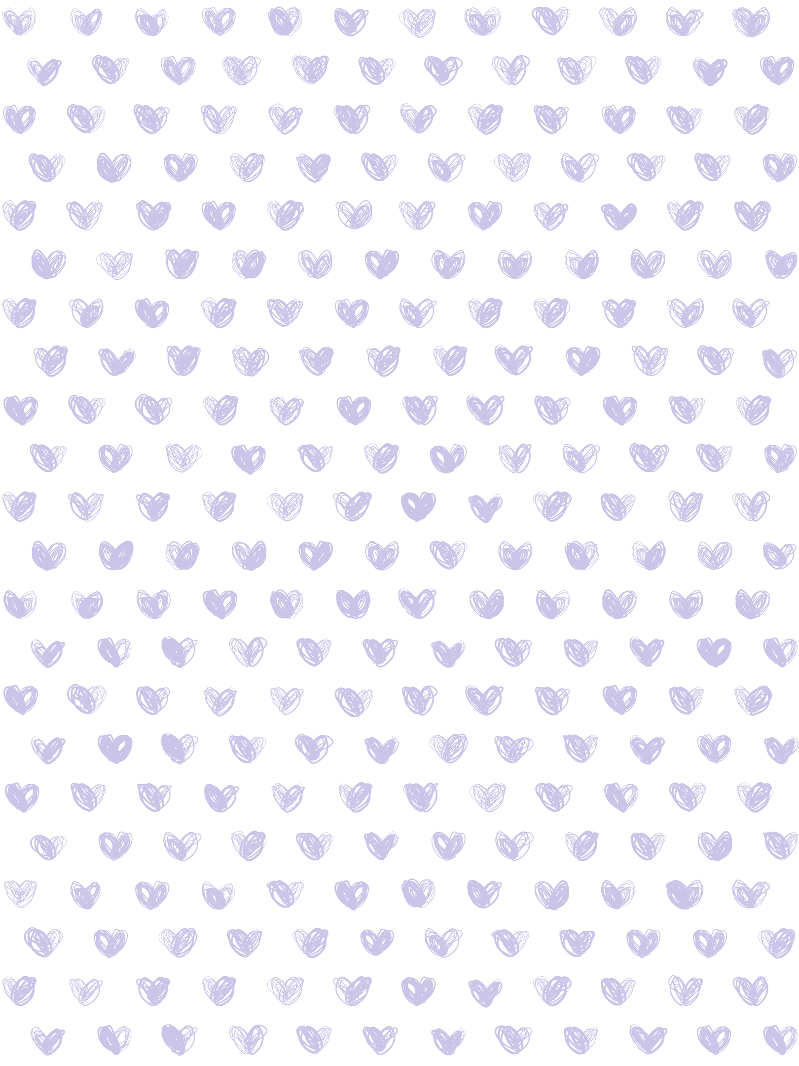 Lavender Purple Love Heart Wallpaper Children's Kids