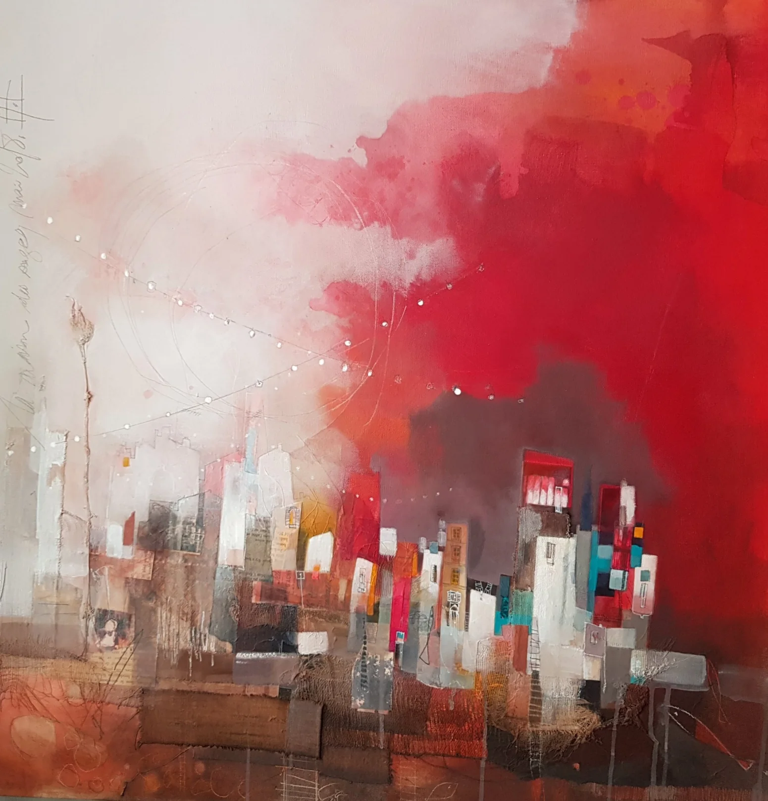 La maison des songes, 2018, 80 cm x 80 cm