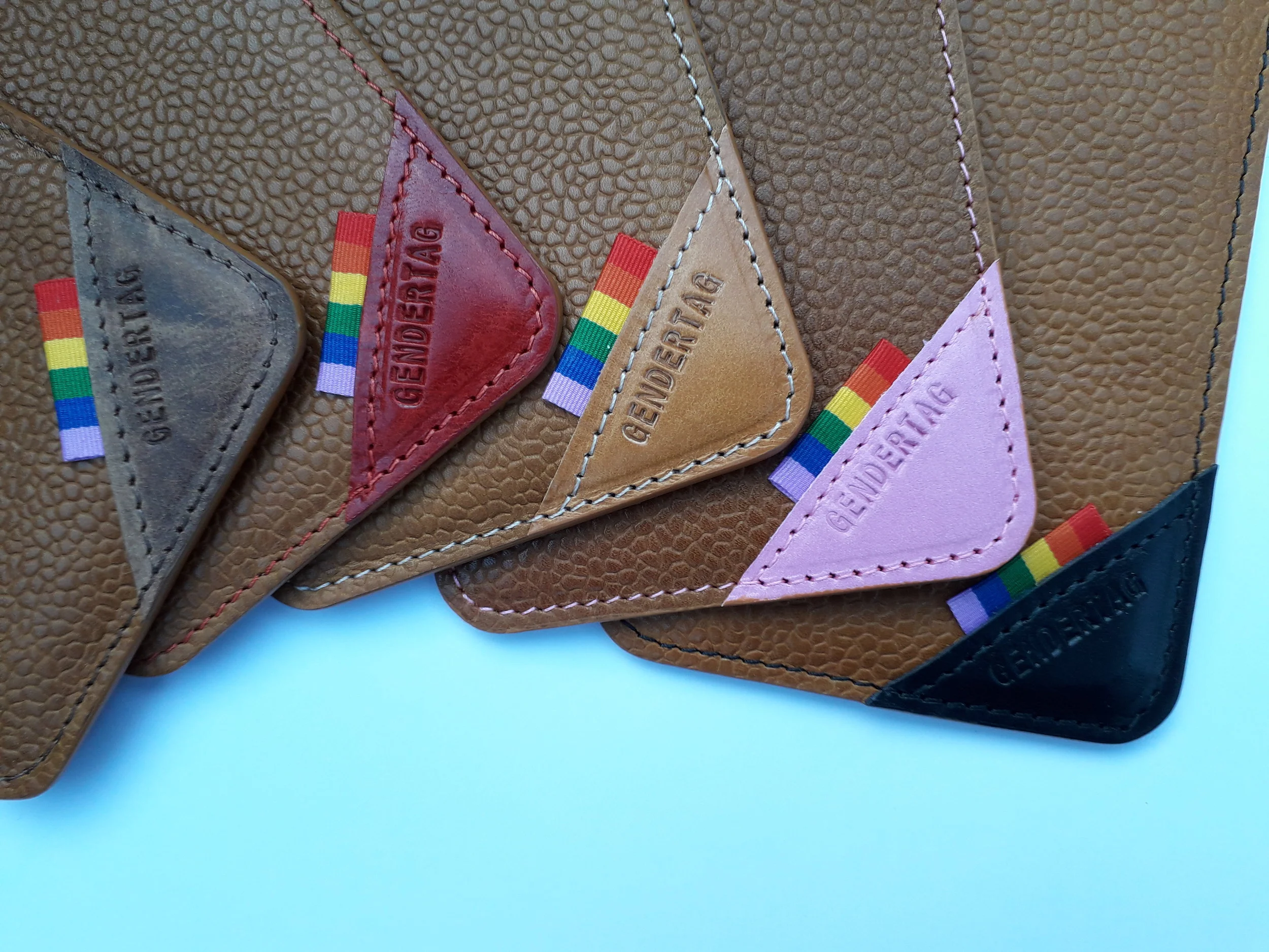 GENDERTAG Leather Pride Phone Case (for models iPhone6, 7, 8 & XS and Samsung J3 and J5) LGBTQ+