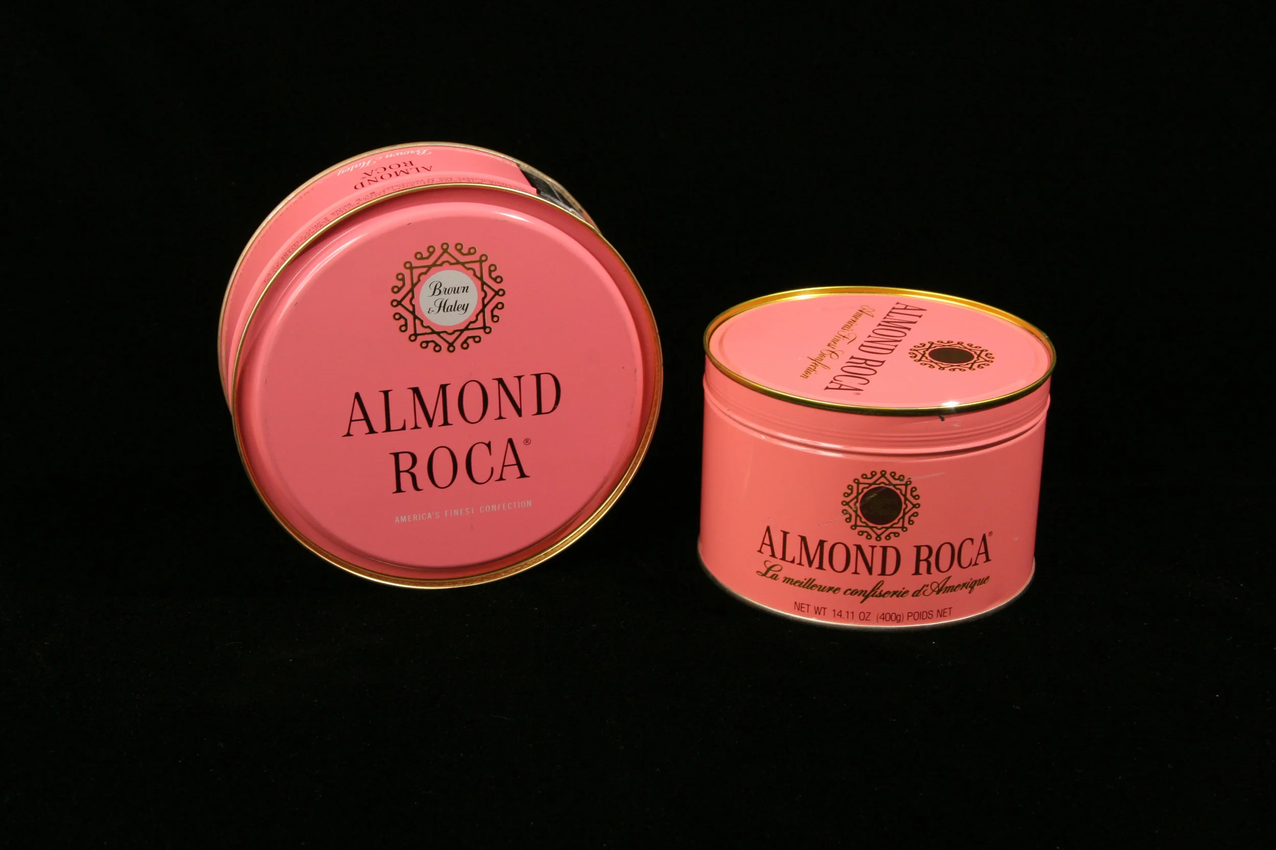 VINTAGE ALMOND ROCA TINS
