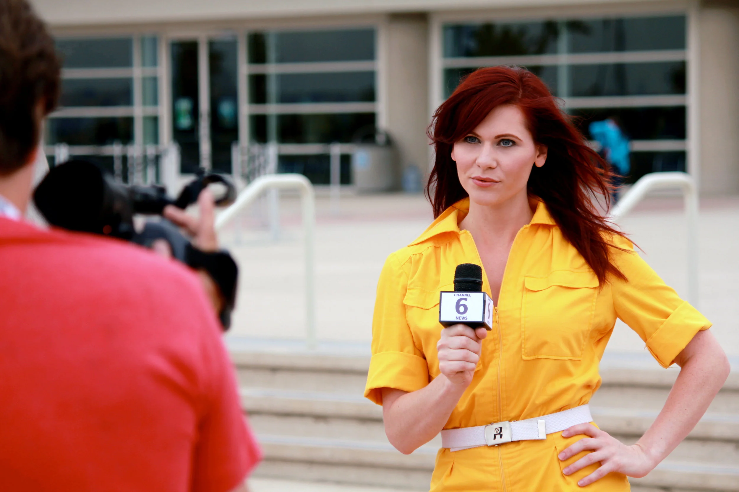 Teenage Mutant Ninja Turtles: April O'Neil Photographer: Bill Ostroff of FirstGlance Cosplay Jumpsuit Designer: J. Lance Moose