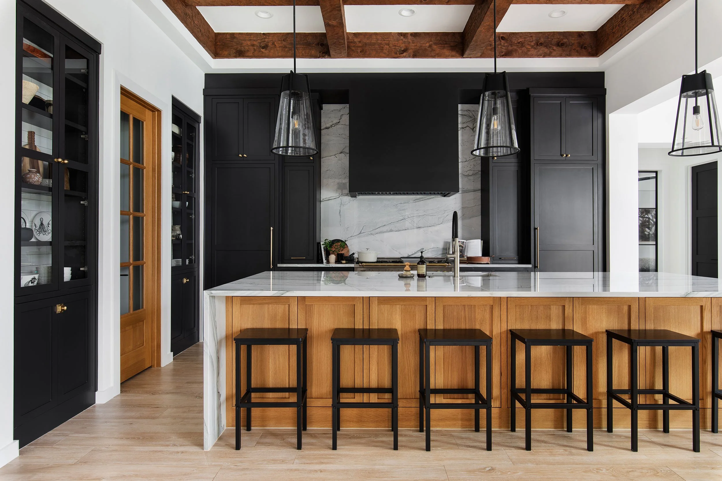 Kitchen from the Barton Creek New Construction project, designed by Urbane Design, Austin Texas, photography by Avery Nicole Photography