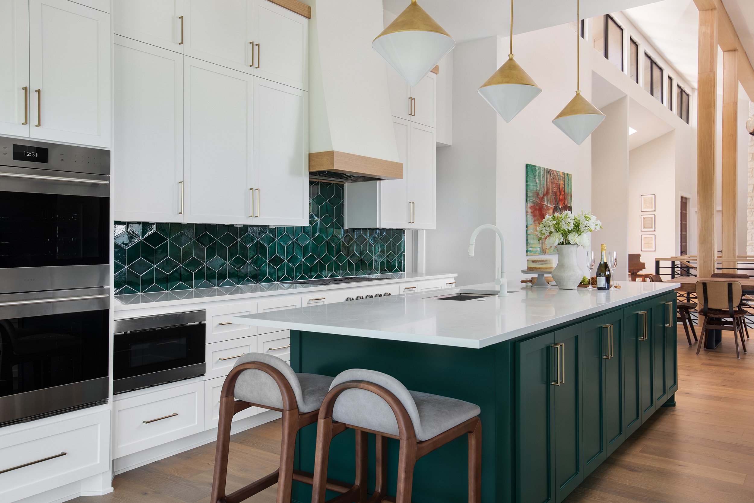 Valburn Remodel kitchen design by Urbane Design and construction by Q Construction Solutions. Photography by Avery Nicole Photography and located in Austin, Texas
