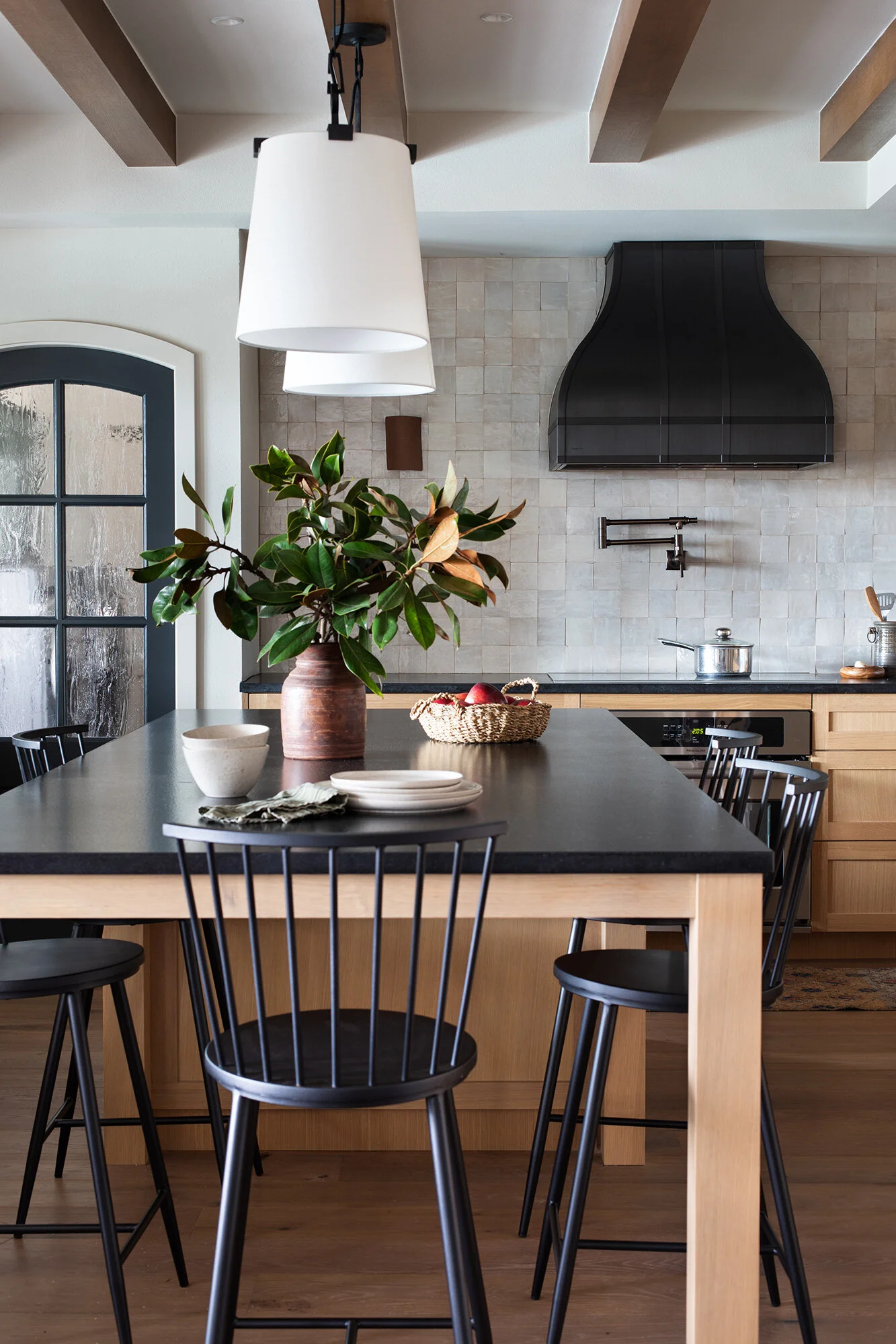 Kitchen from Overland Pass project designed by Sarah Stacey Interior Design, Austin Texas, photography by Avery Nicole Photography