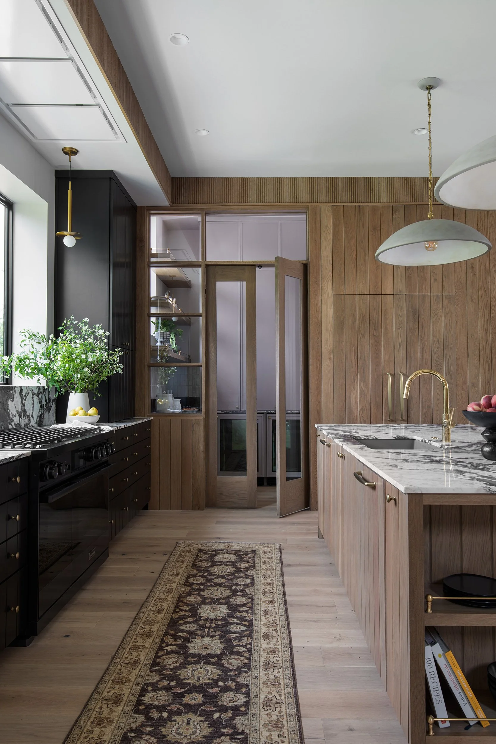 Kitchen and pantry from the Taylor Gaines Project, designed by Etch Design Group, Austin TX, photography by Avery Nicole Photography