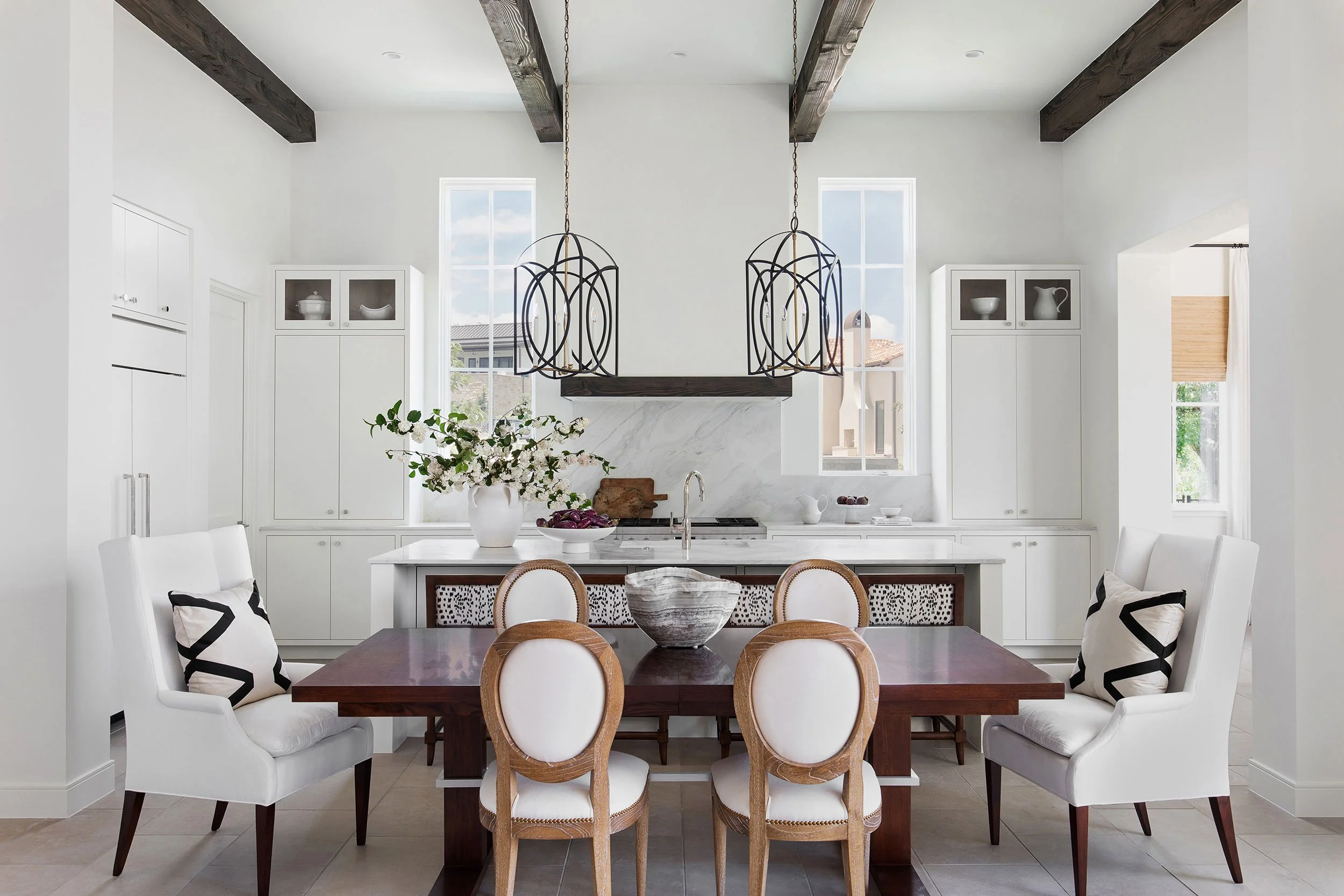 Kitchen from the Amarra Villas project, designed by Heather Scott Home & Design, Austin Texas, photography by Avery Nicole Photography