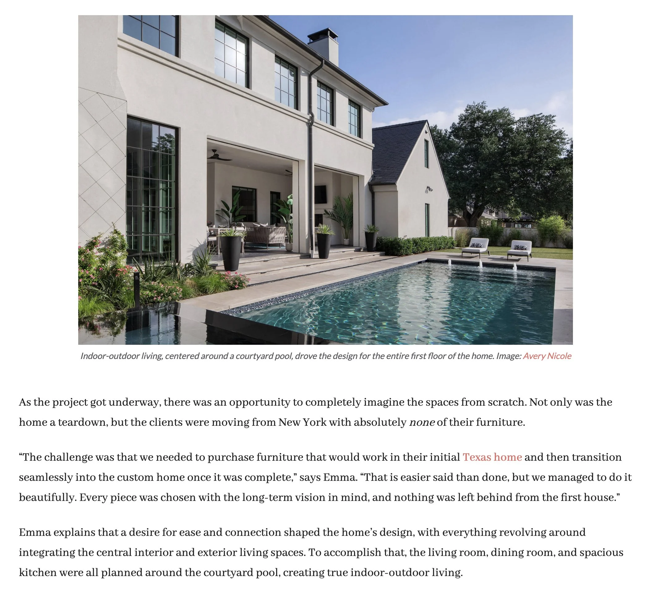 Style BluePrint Feature May 2026, featuring Highland Park, Texas Home by Emma Corner Interiors, photography by Avery Nicole Photography