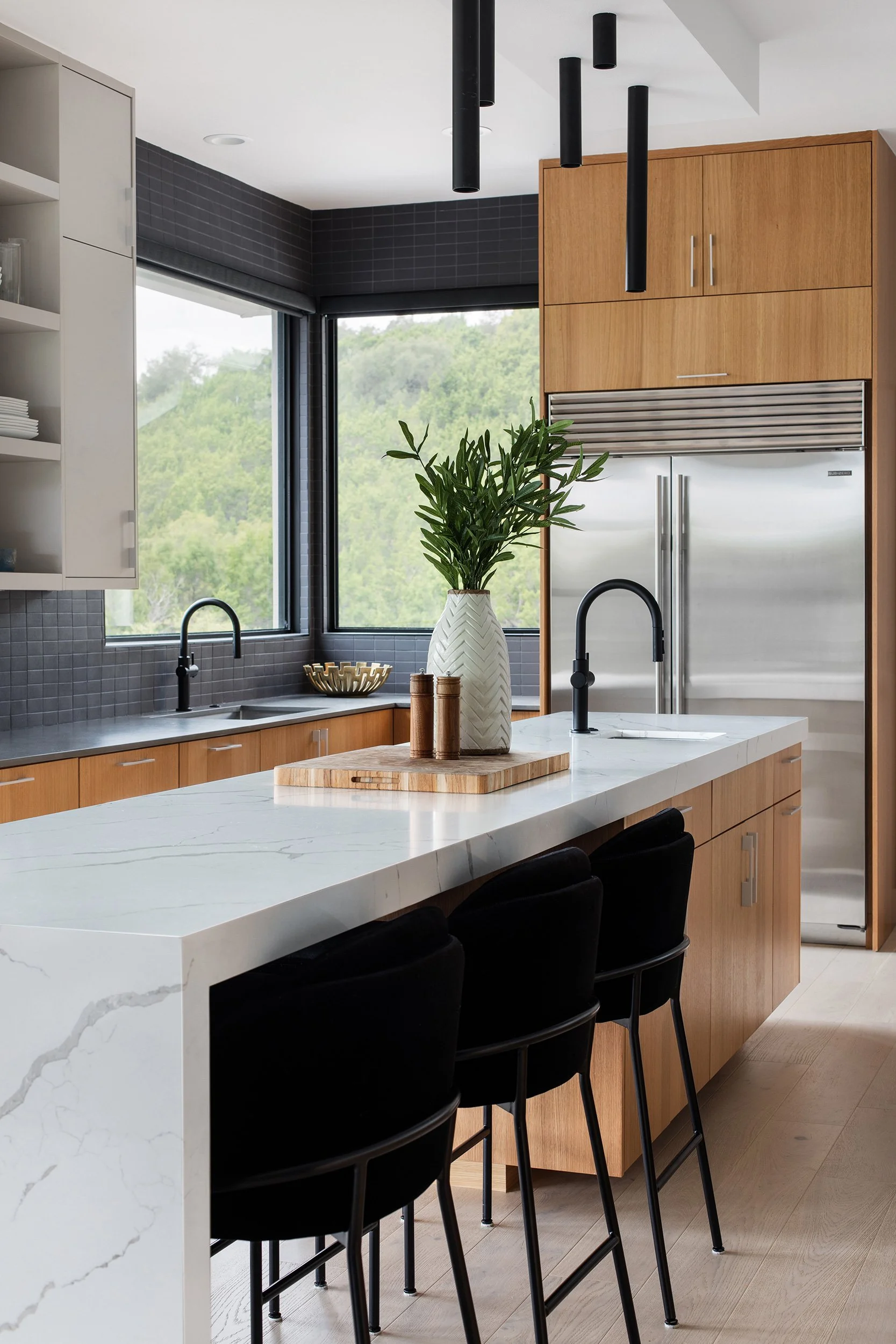 Kitchen vignette from the Weston Lane Project, designed by Patrice Nichole Studio, Austin Texas, photography by Avery Nicole Photography
