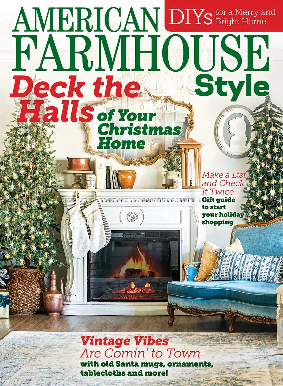 American Farmhouse Magazine tearsheet 2022 featuring Texas home, photography by Avery Nicole Photography