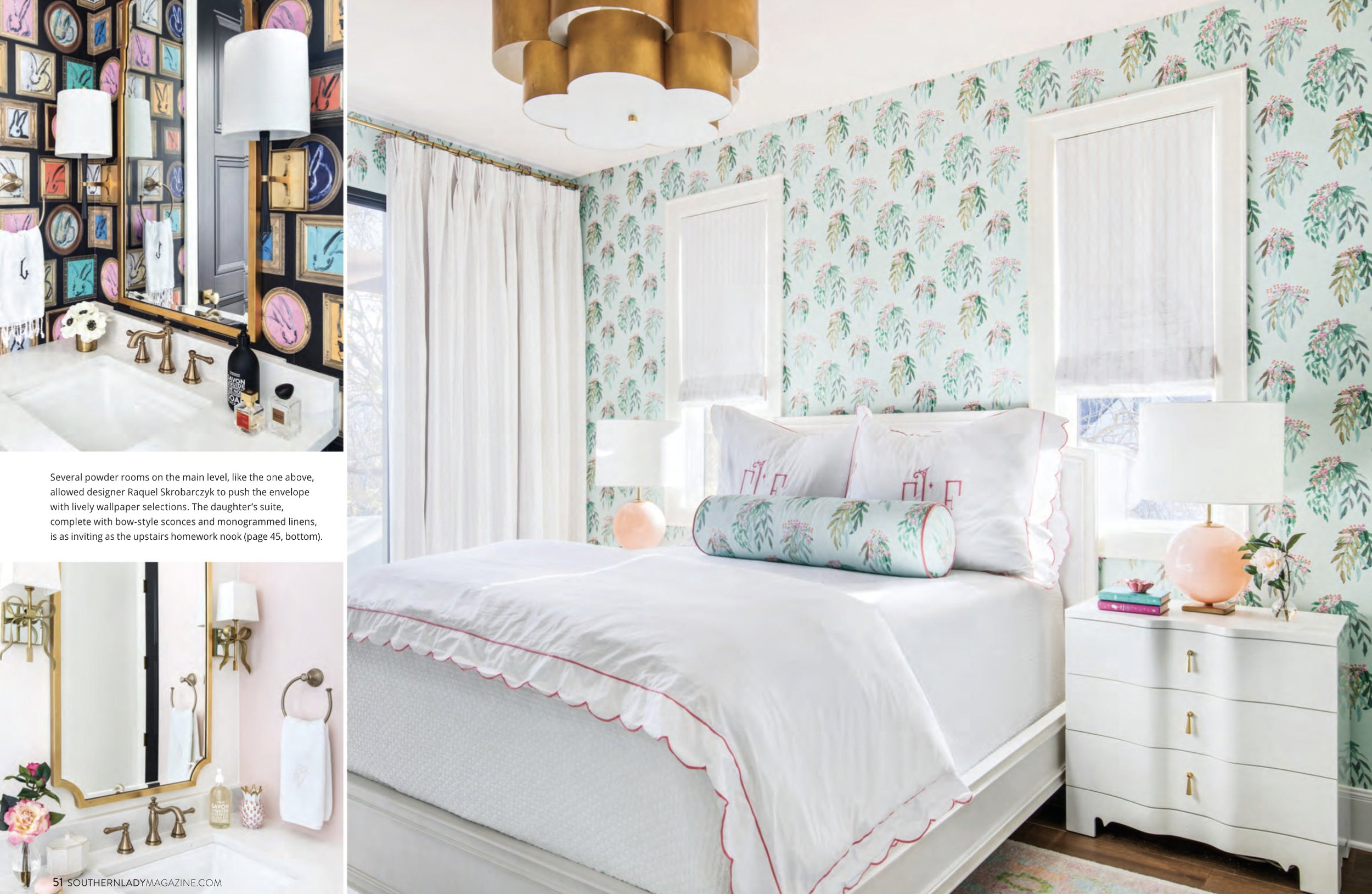 Southern Lady Magazine Southern Style Decorating tearsheet 2023 featuring Austin, Texas home by Heather Scott Home & Design, photography by Avery Nicole Photography